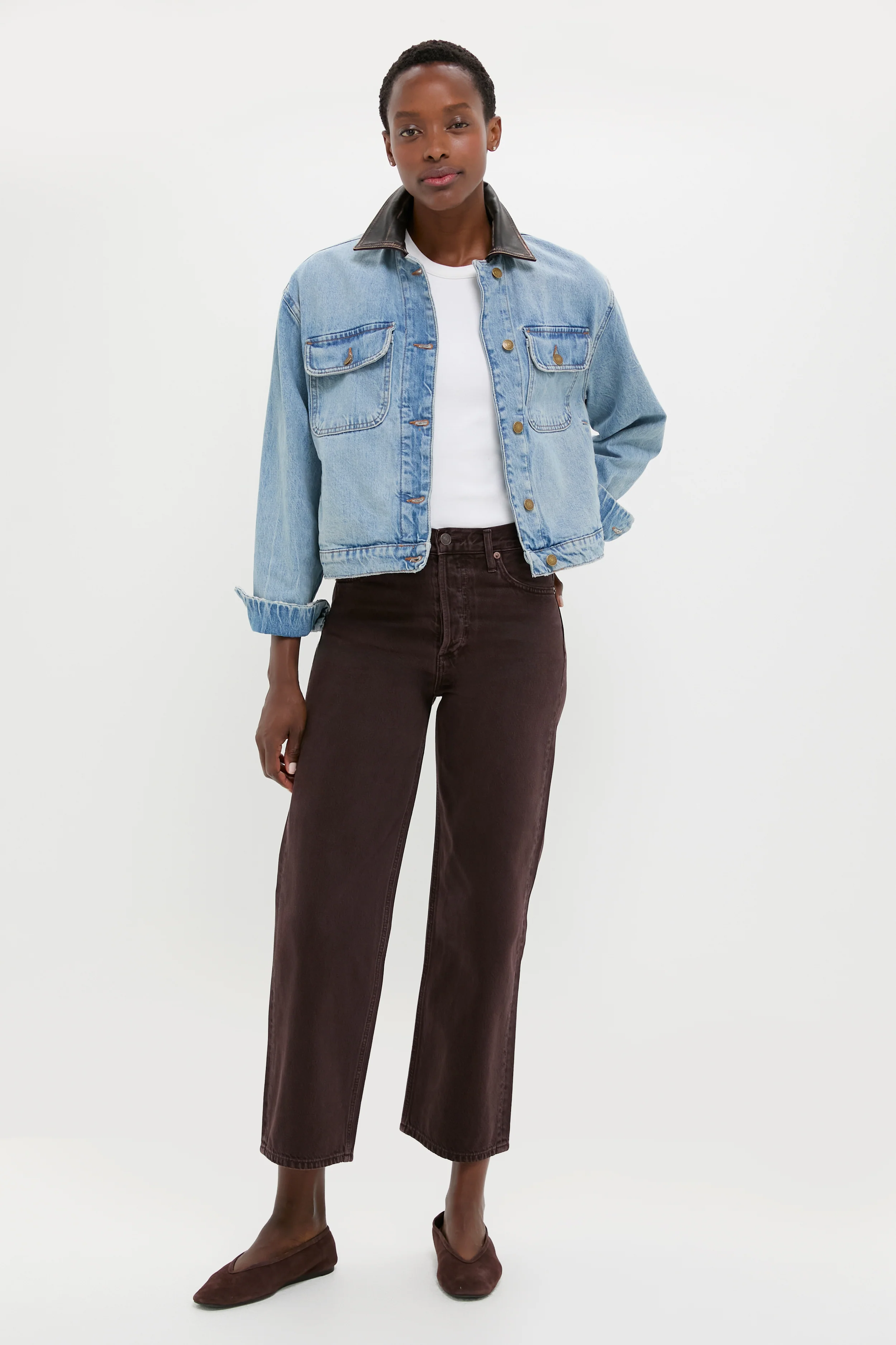 Coney Island Philoh Cropped Denim Jacket - Image 7