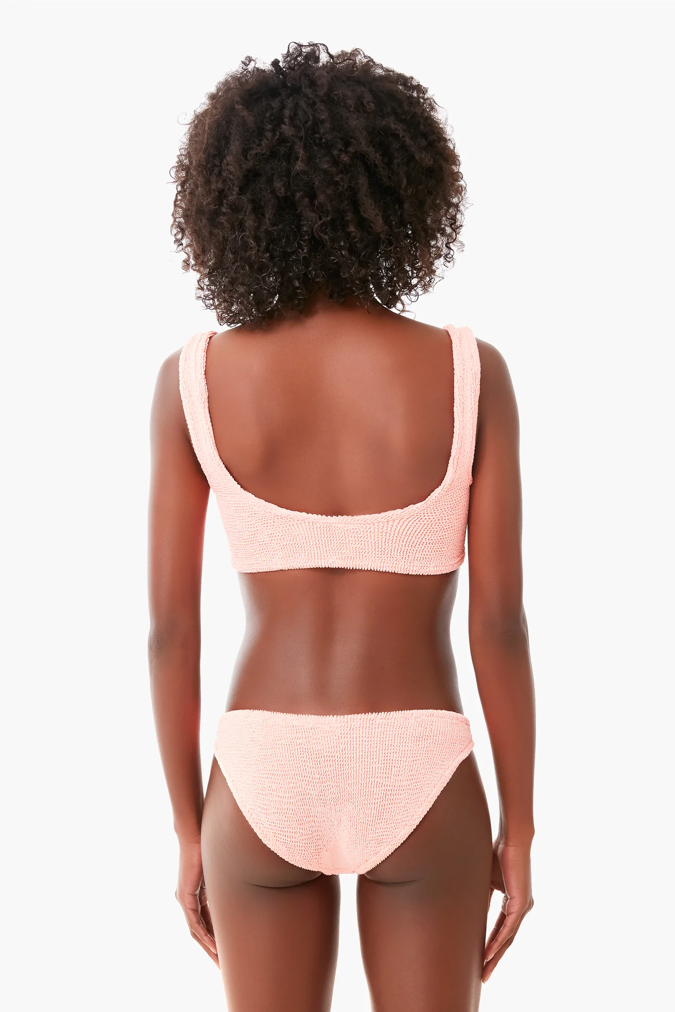 Coral Cropped Bikini - Image 4