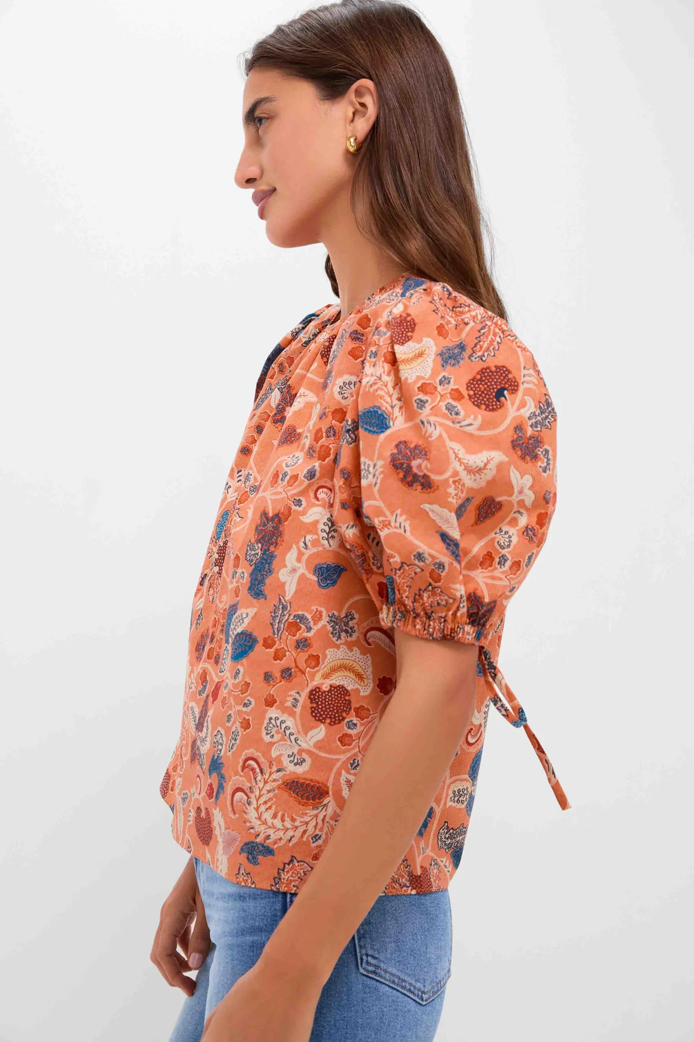 Coral Peony Coralie Short Sleeve Blouse - Image 3