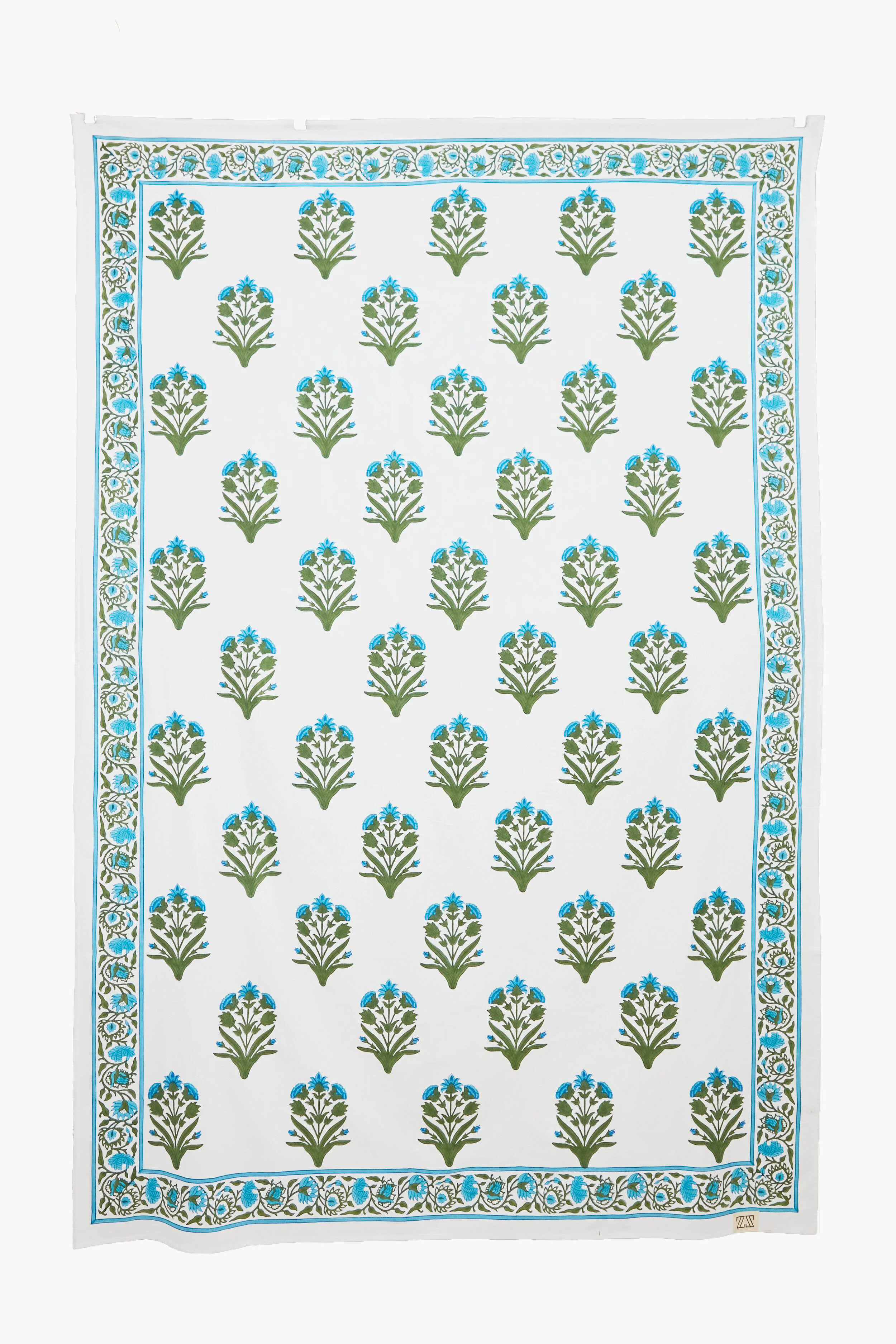 Cornflower Blue Palladio Garden Small Tablecloth - Image 3