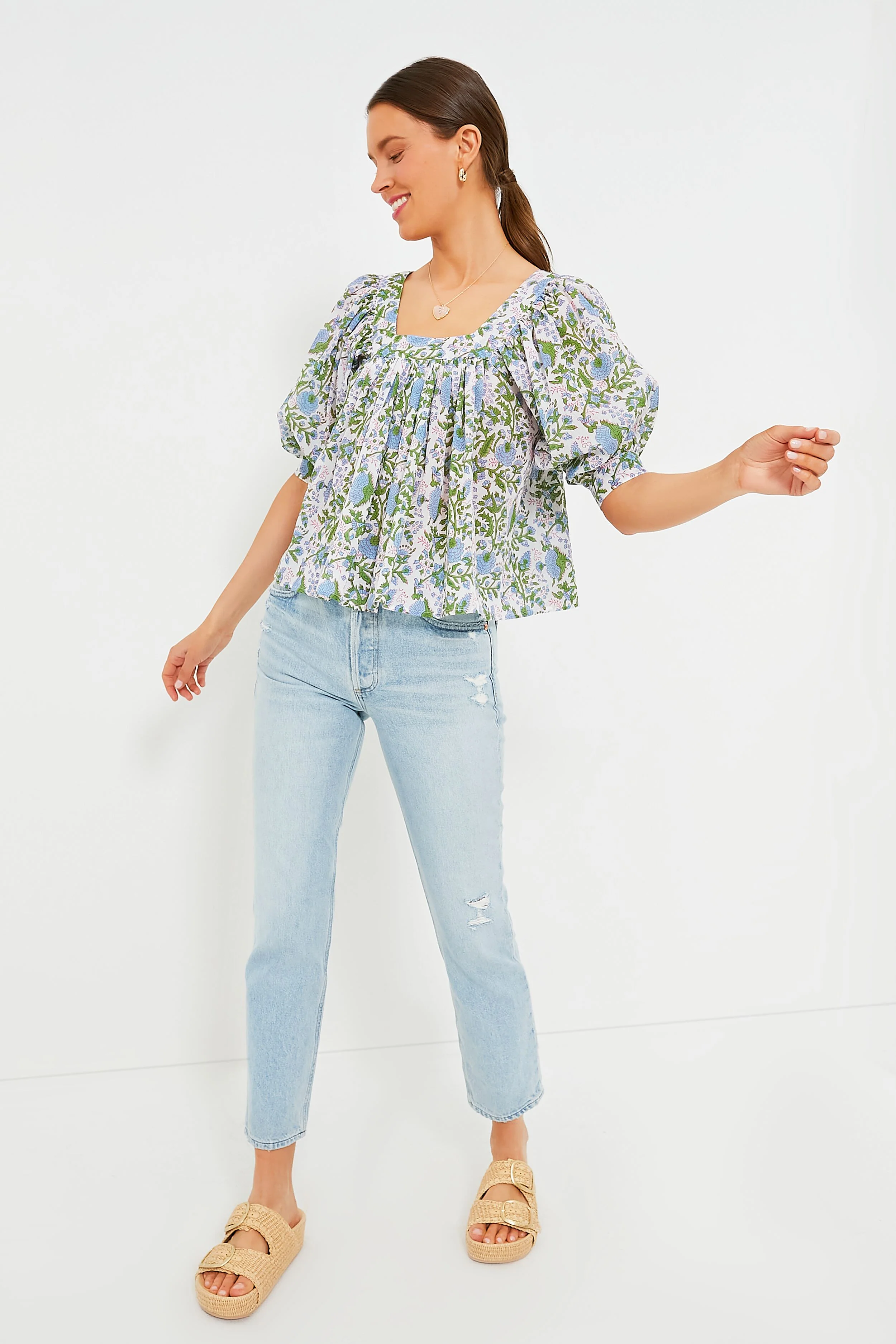 Cornflower Blue Viti Top - Image 2