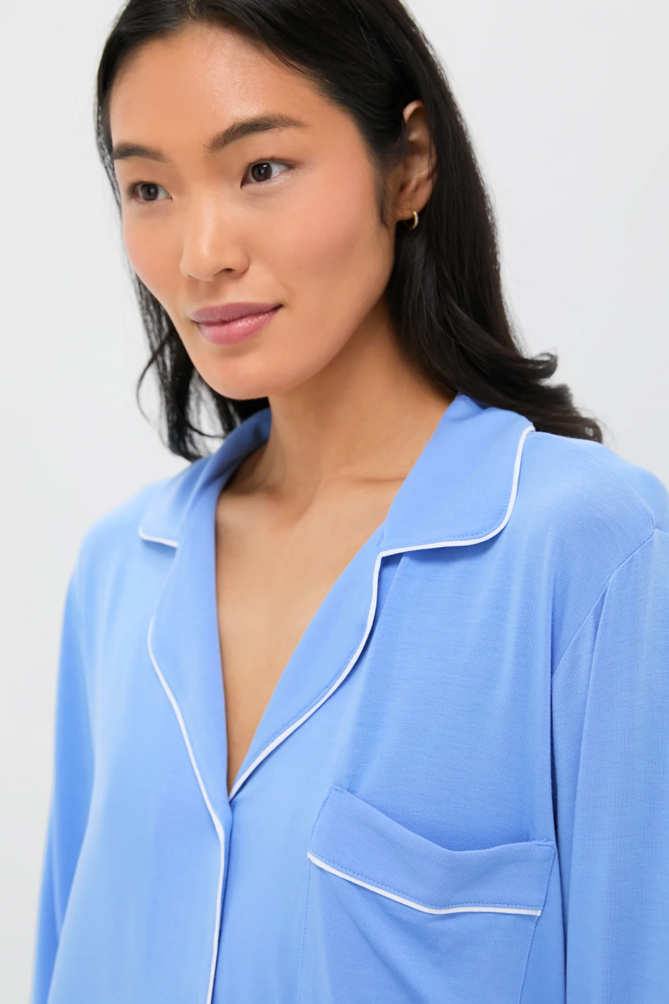 Cornflower Gisele Long PJ Set - Image 2