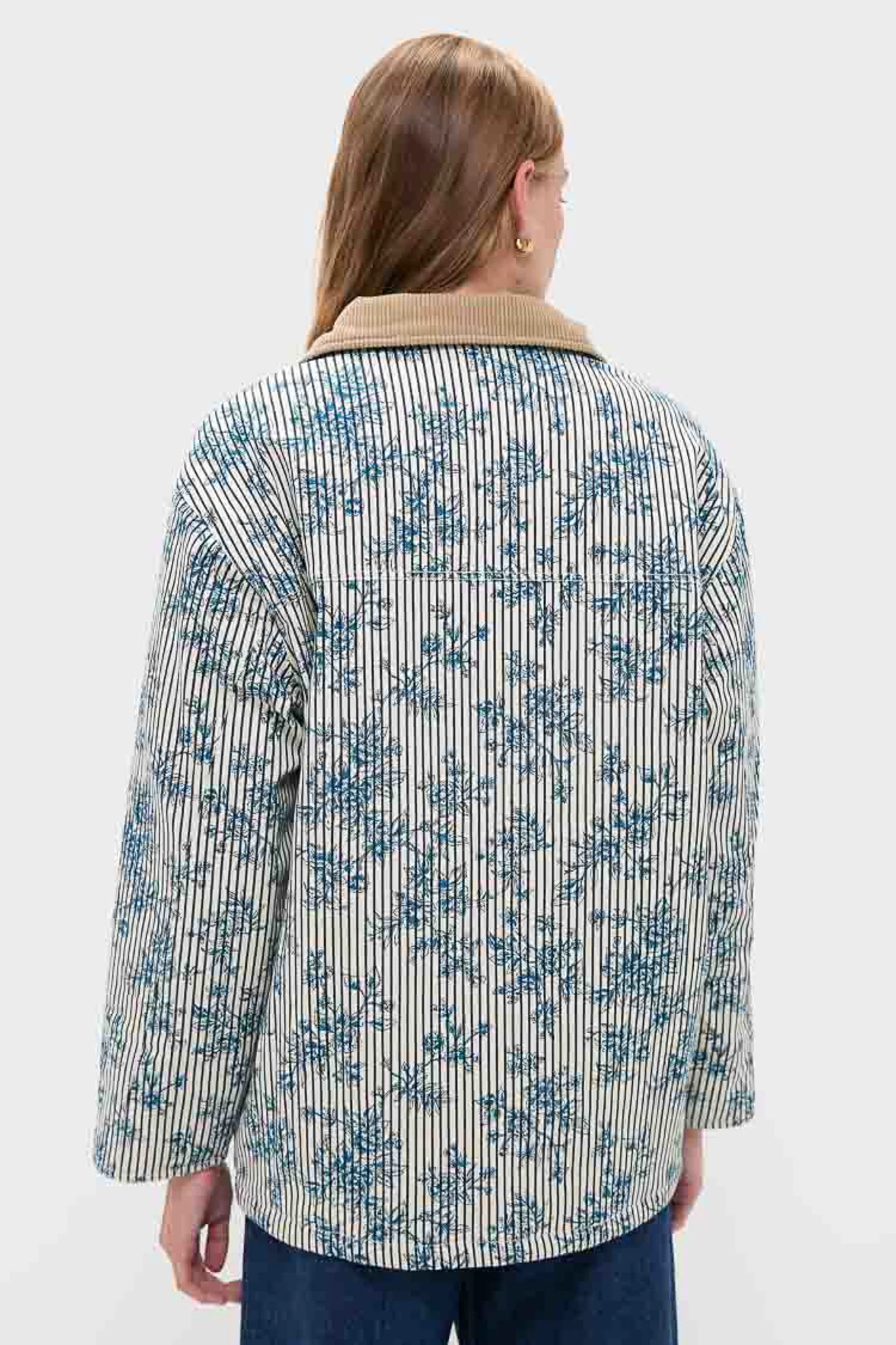 Cornflower Toile Barn Jacket - Image 3
