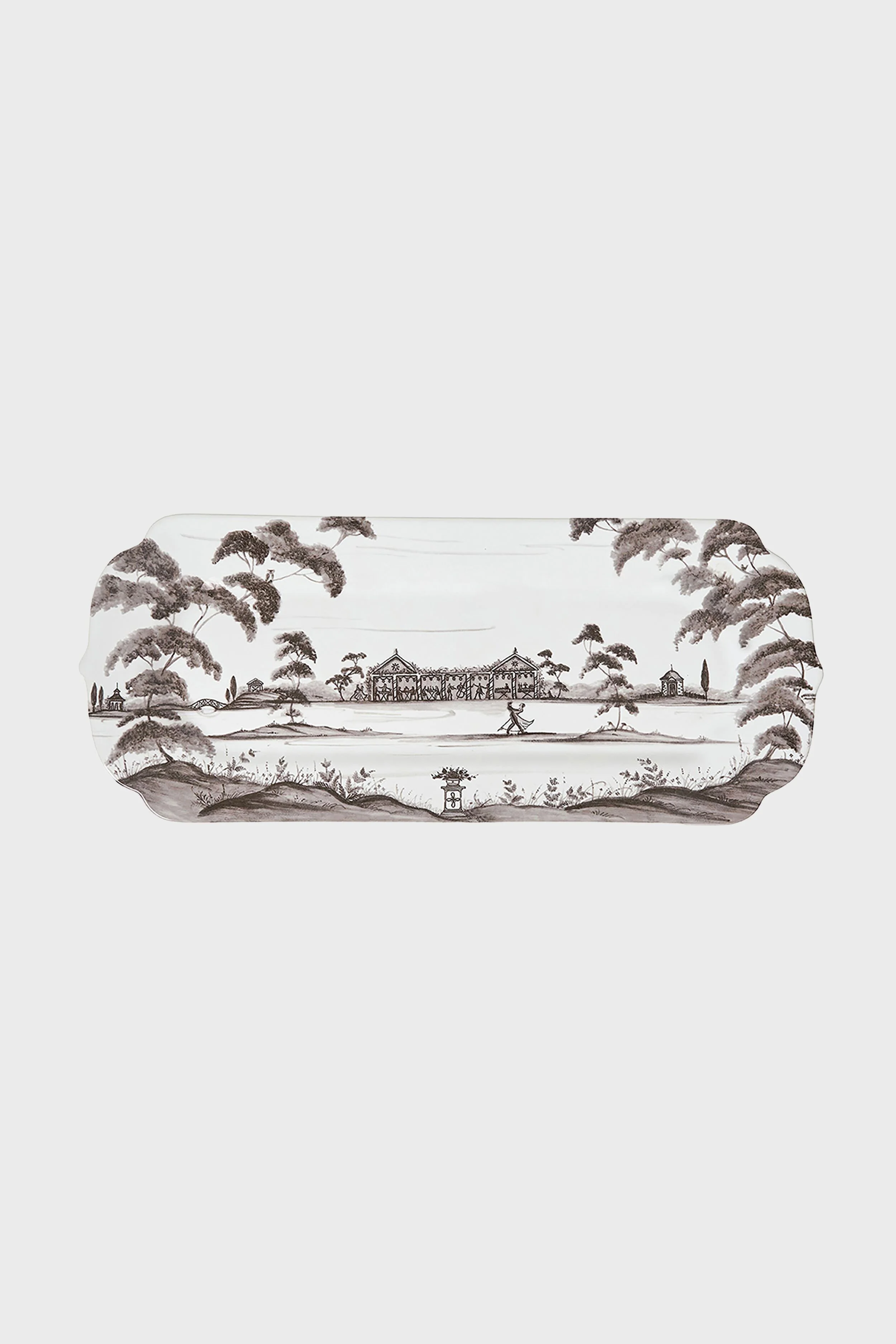 Country Estate 15" Hostess Tray - Flint Grey
