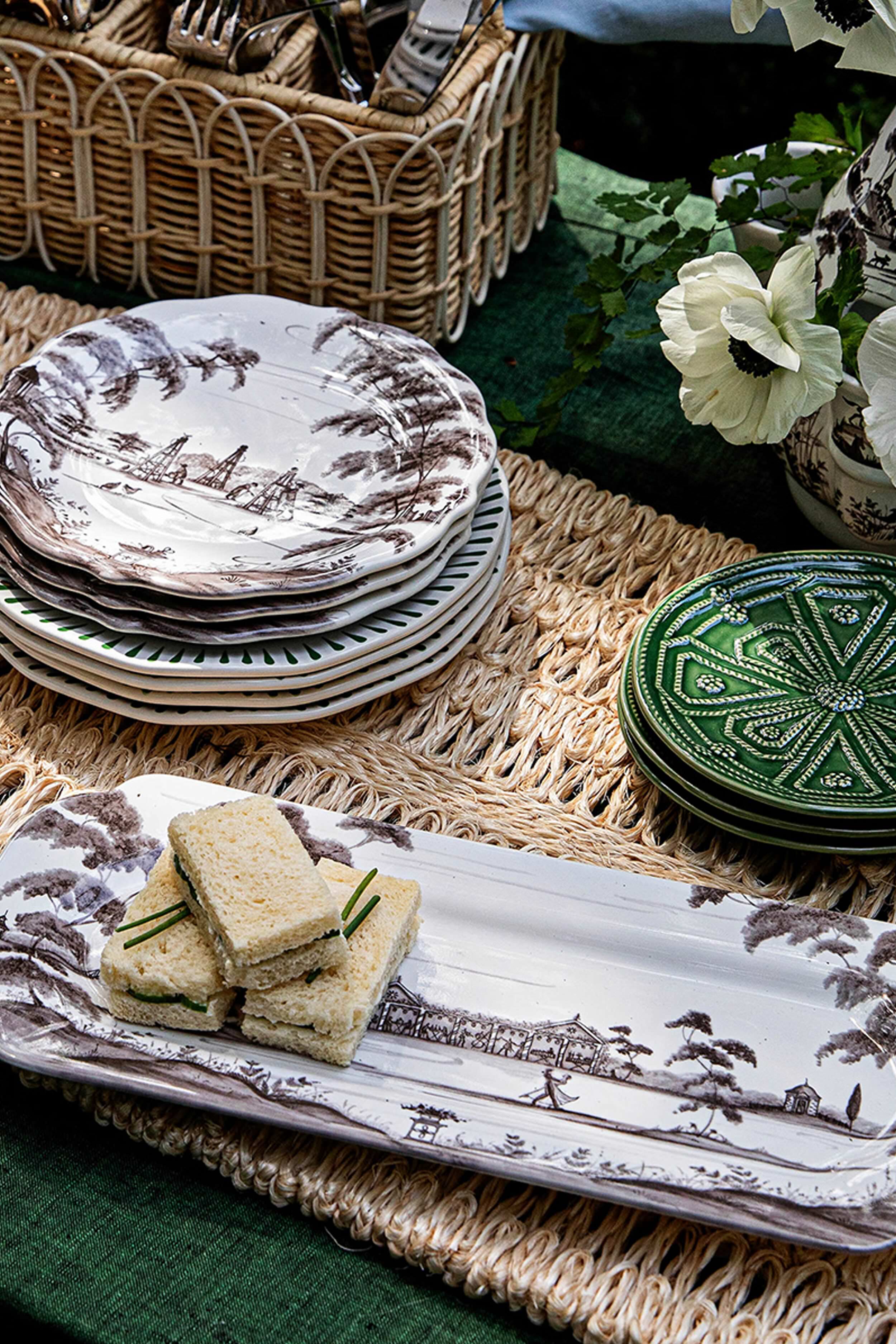Country Estate 15" Hostess Tray - Flint Grey - Image 4