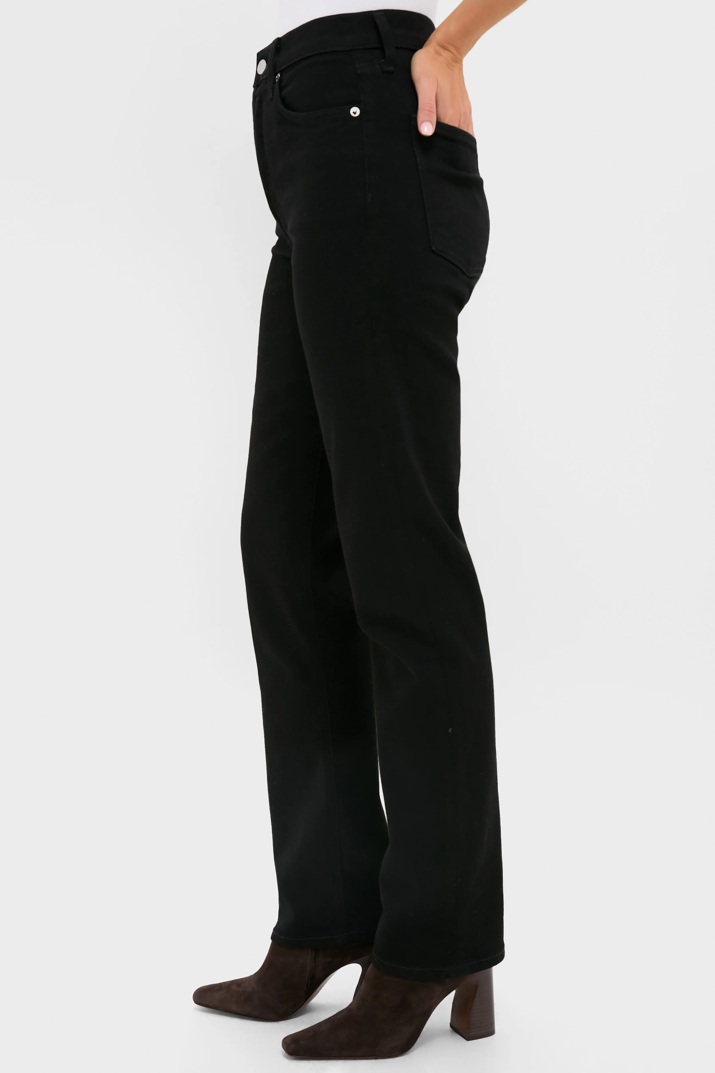 Cover High Rise Straight 90's Pinch Waist Long - Image 3