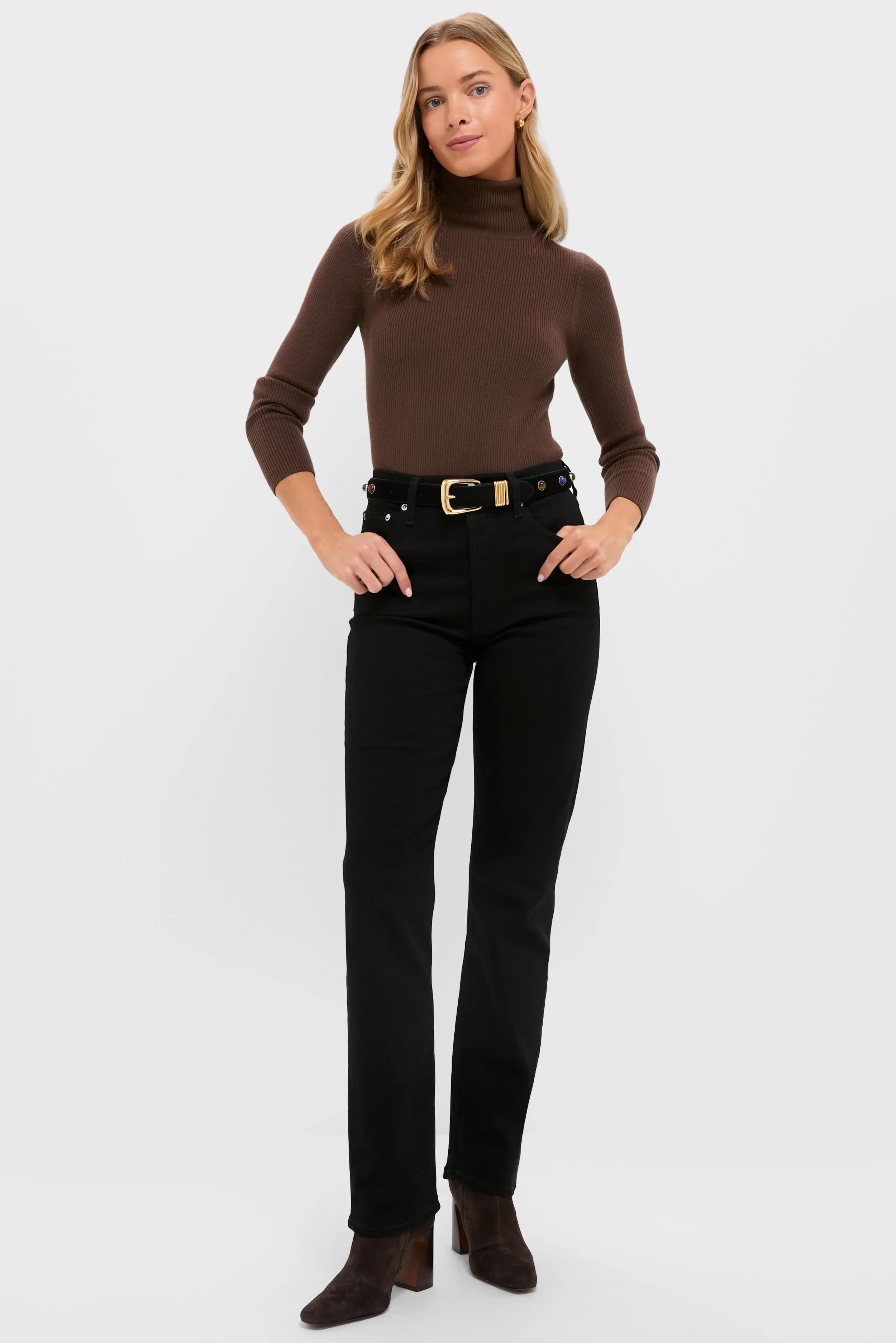 Cover High Rise Straight 90's Pinch Waist Long - Image 6