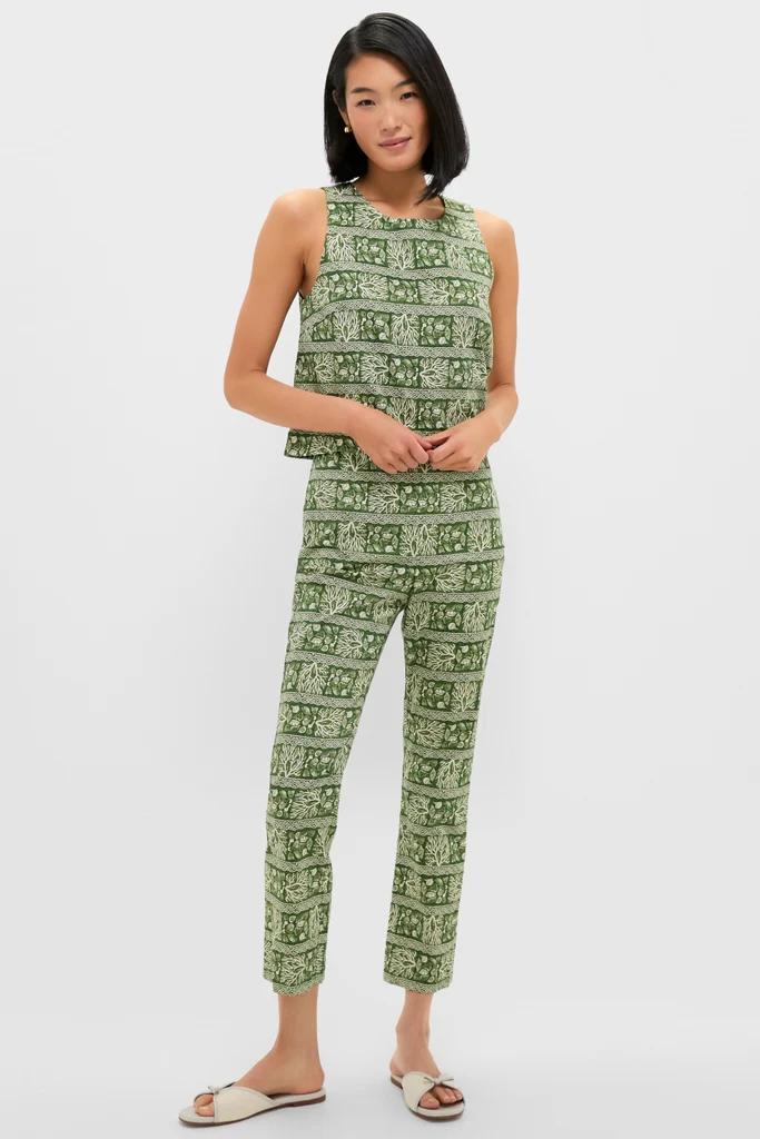 Cowrie Block Print Ashford Pants - Image 8