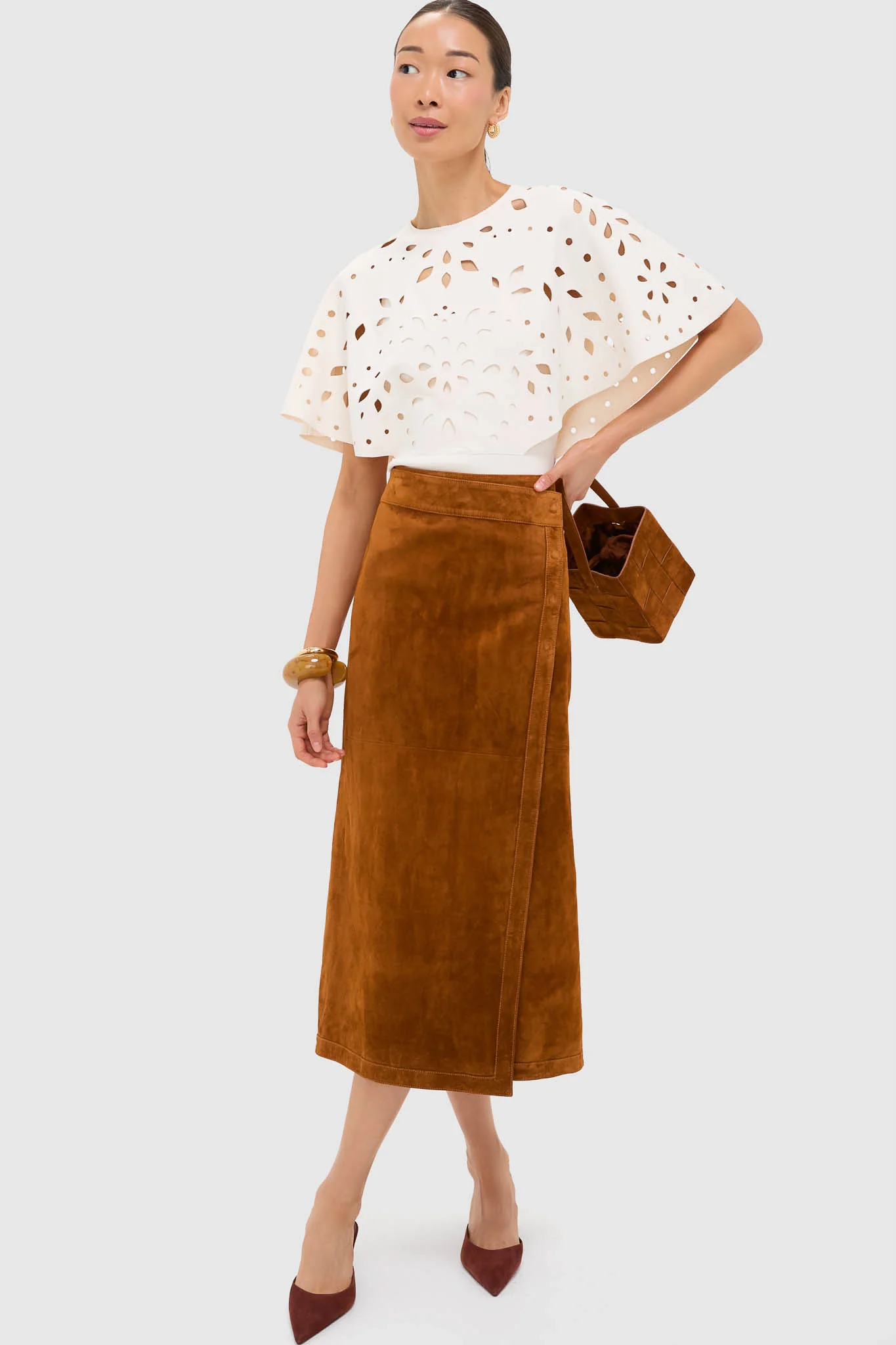 Cowrie Josie Cape Sleeve Knit Top - Image 2