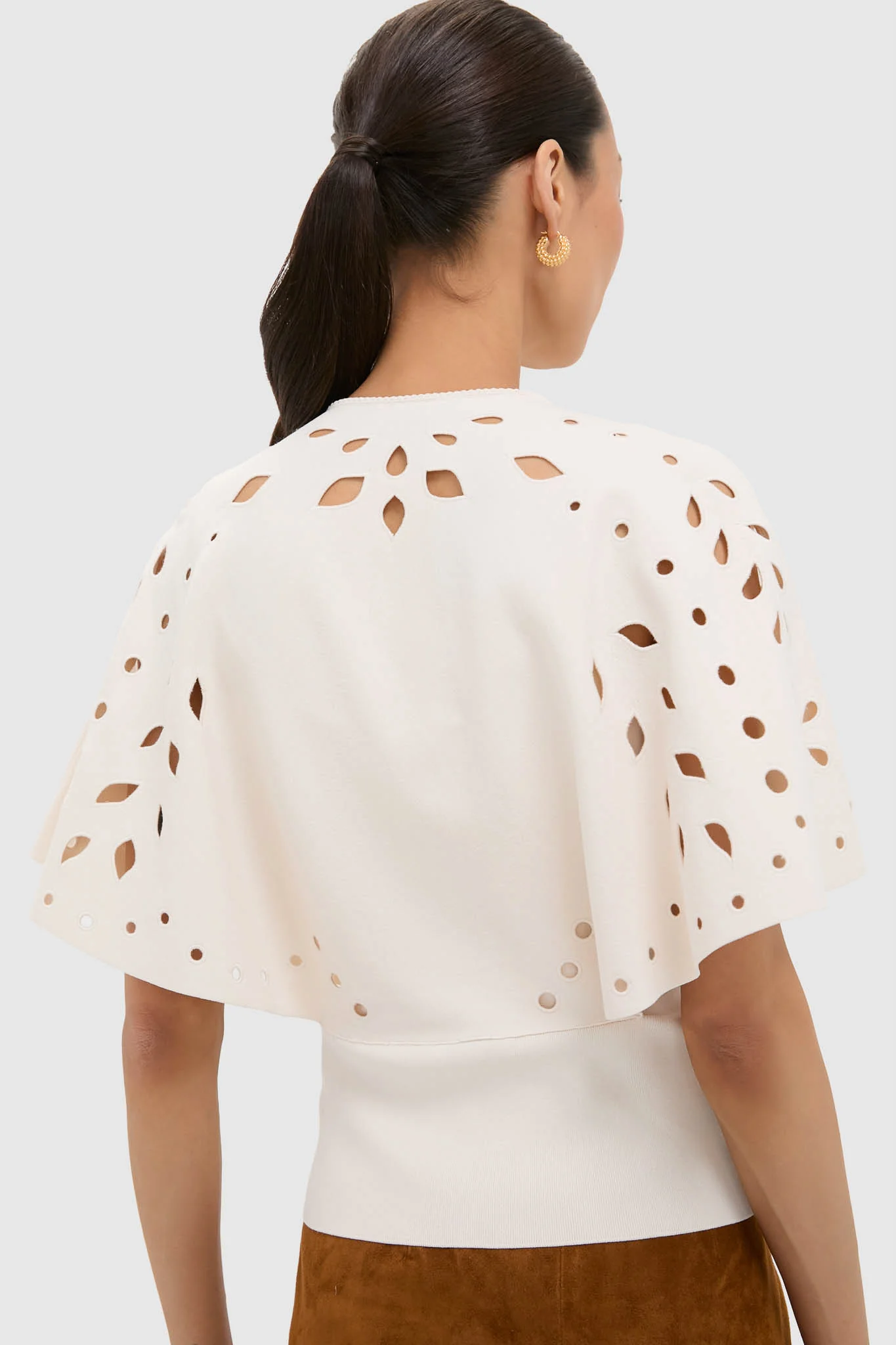 Cowrie Josie Cape Sleeve Knit Top - Image 4