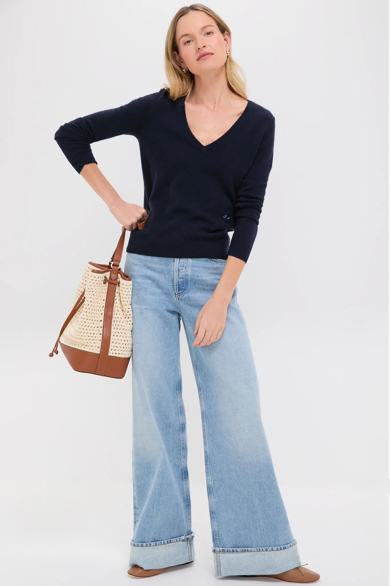 Cream Crochet Dakota Bucket Bag - Image 6