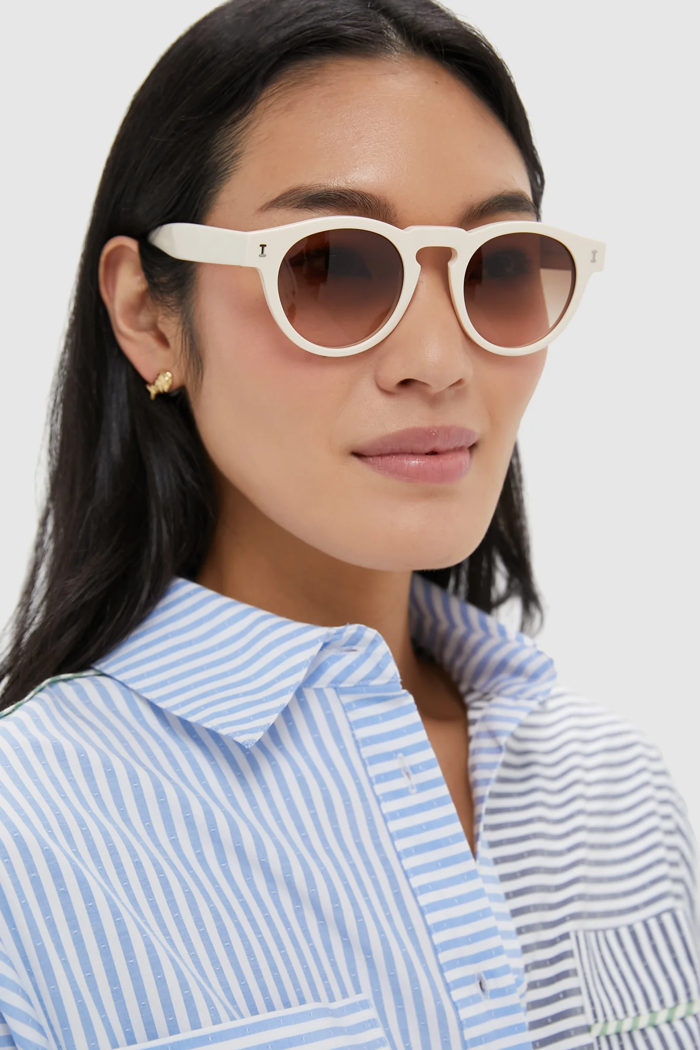Cream Leonard Sunglasses - Image 2