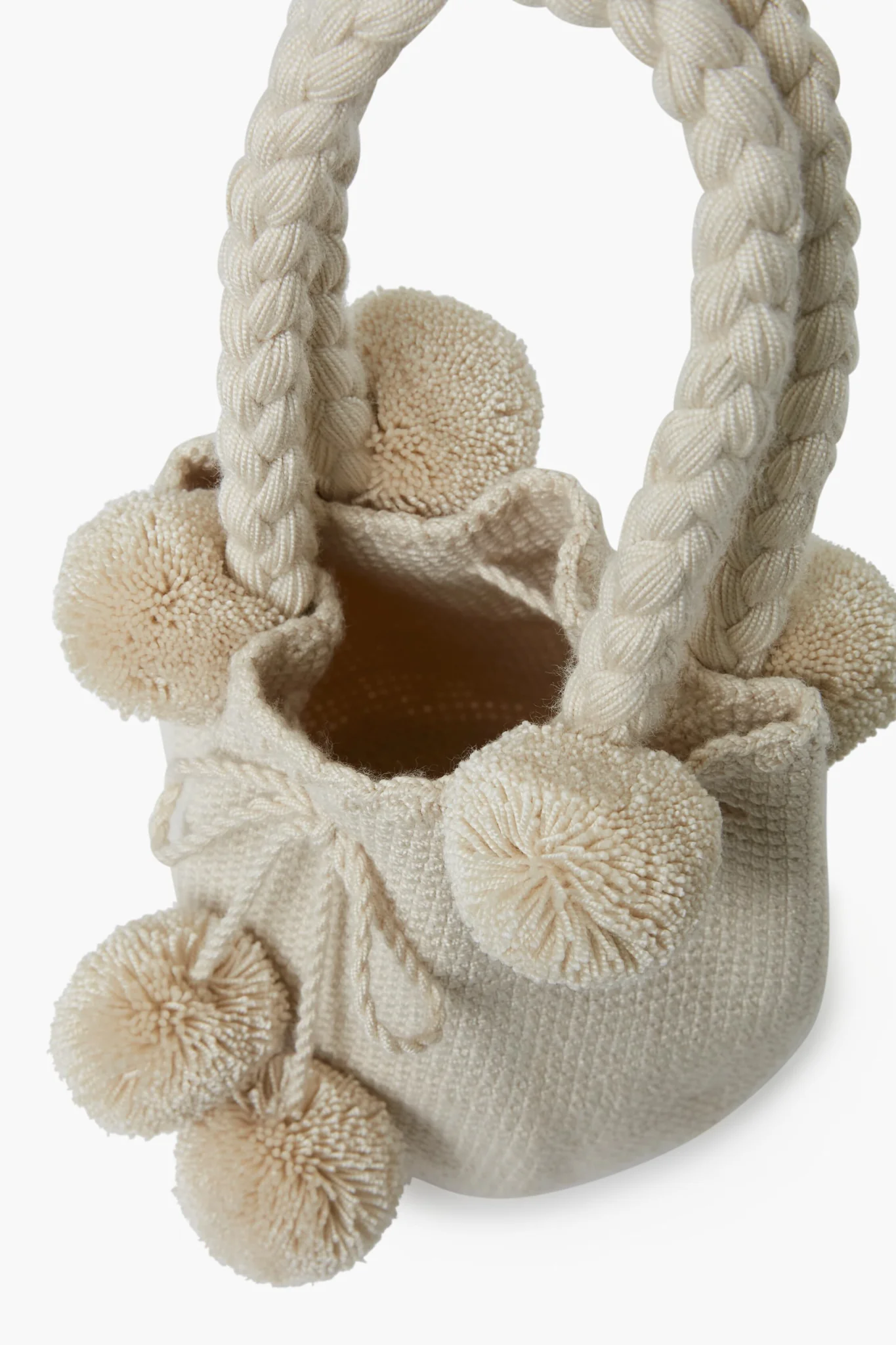 Cream Mini Tassel Bag - Image 5