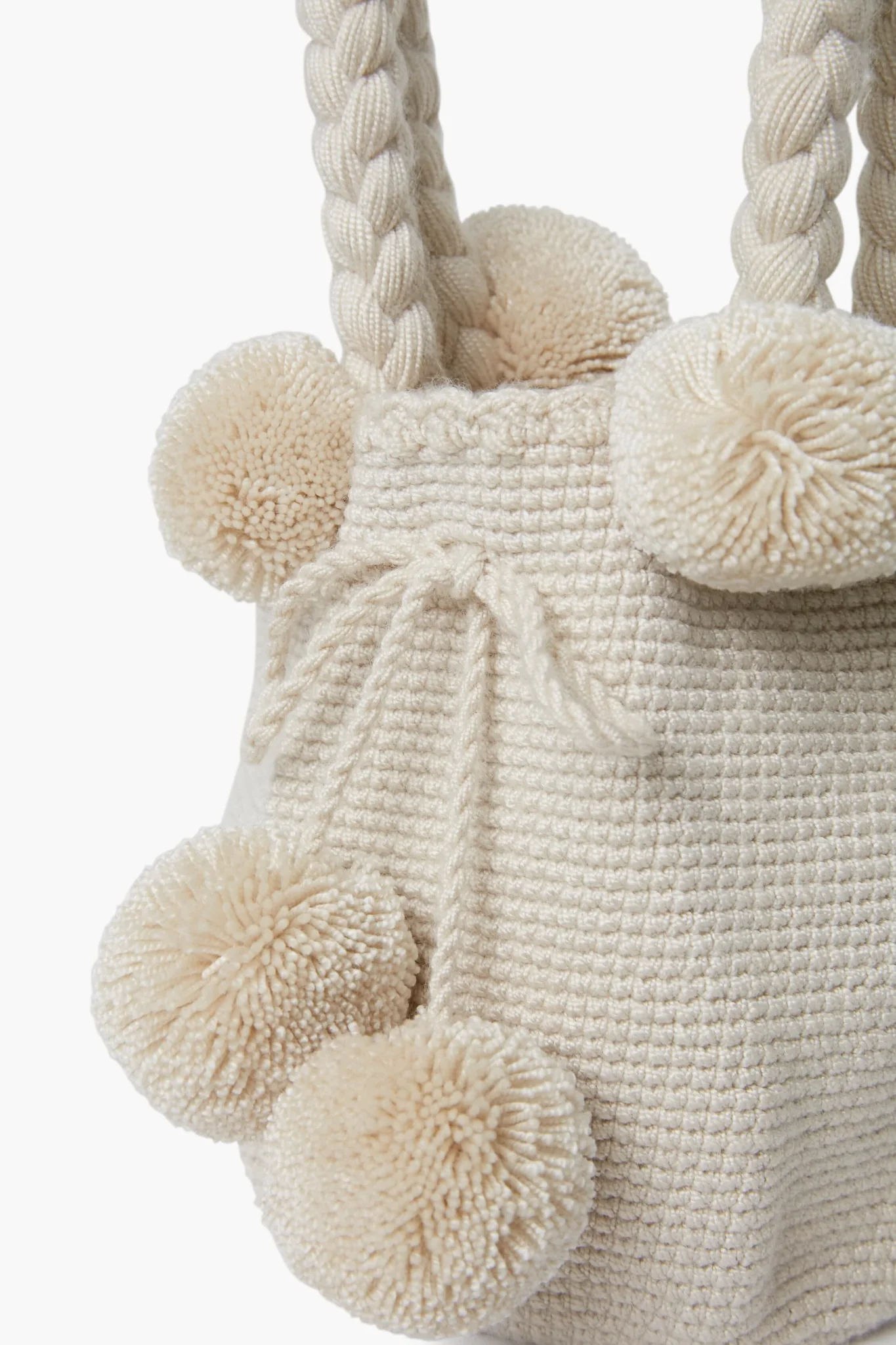 Cream Mini Tassel Bag - Image 6