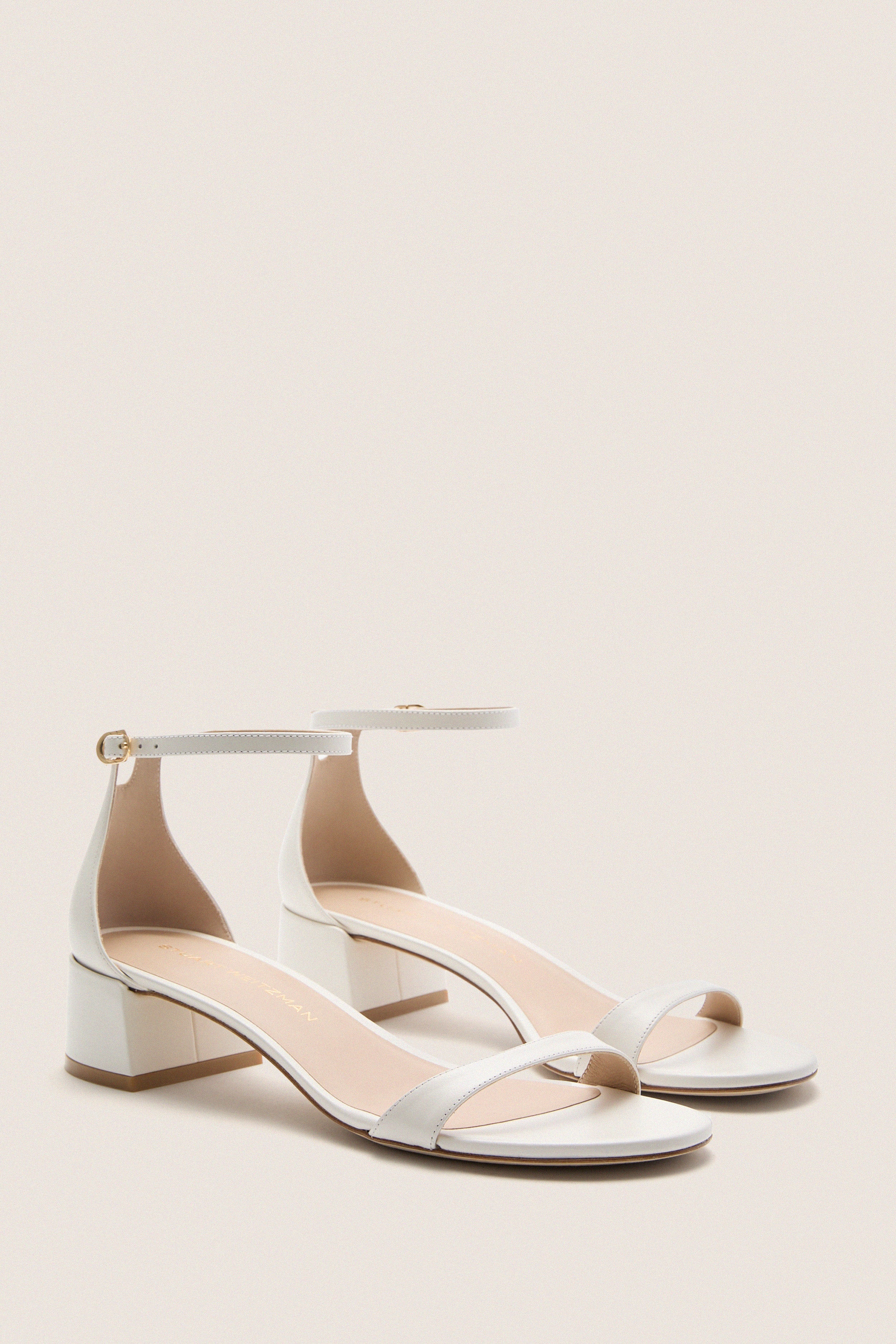 Cream Nudist Block 35 Heels - Image 4