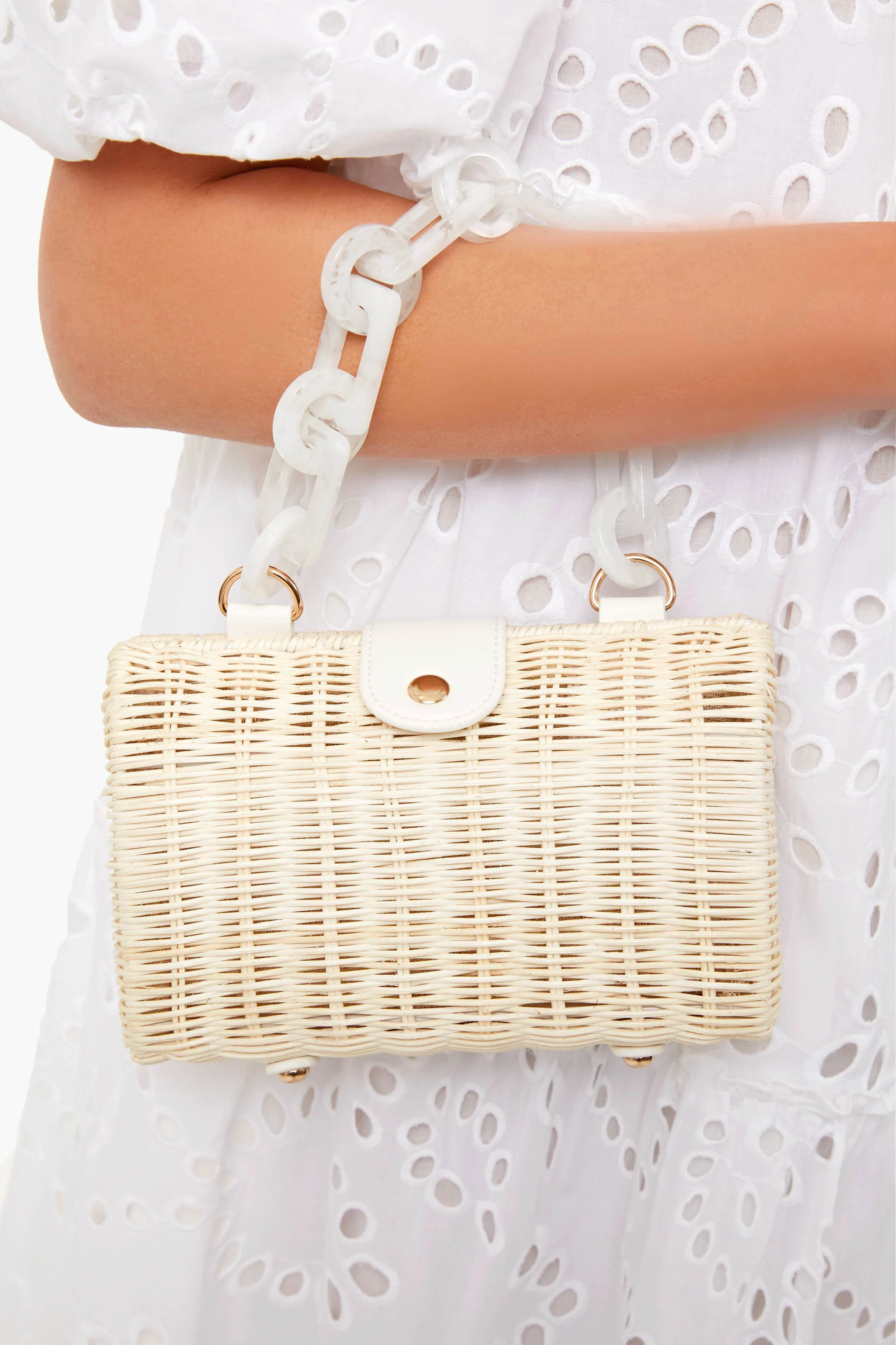 Cream Page Clutch - Image 2