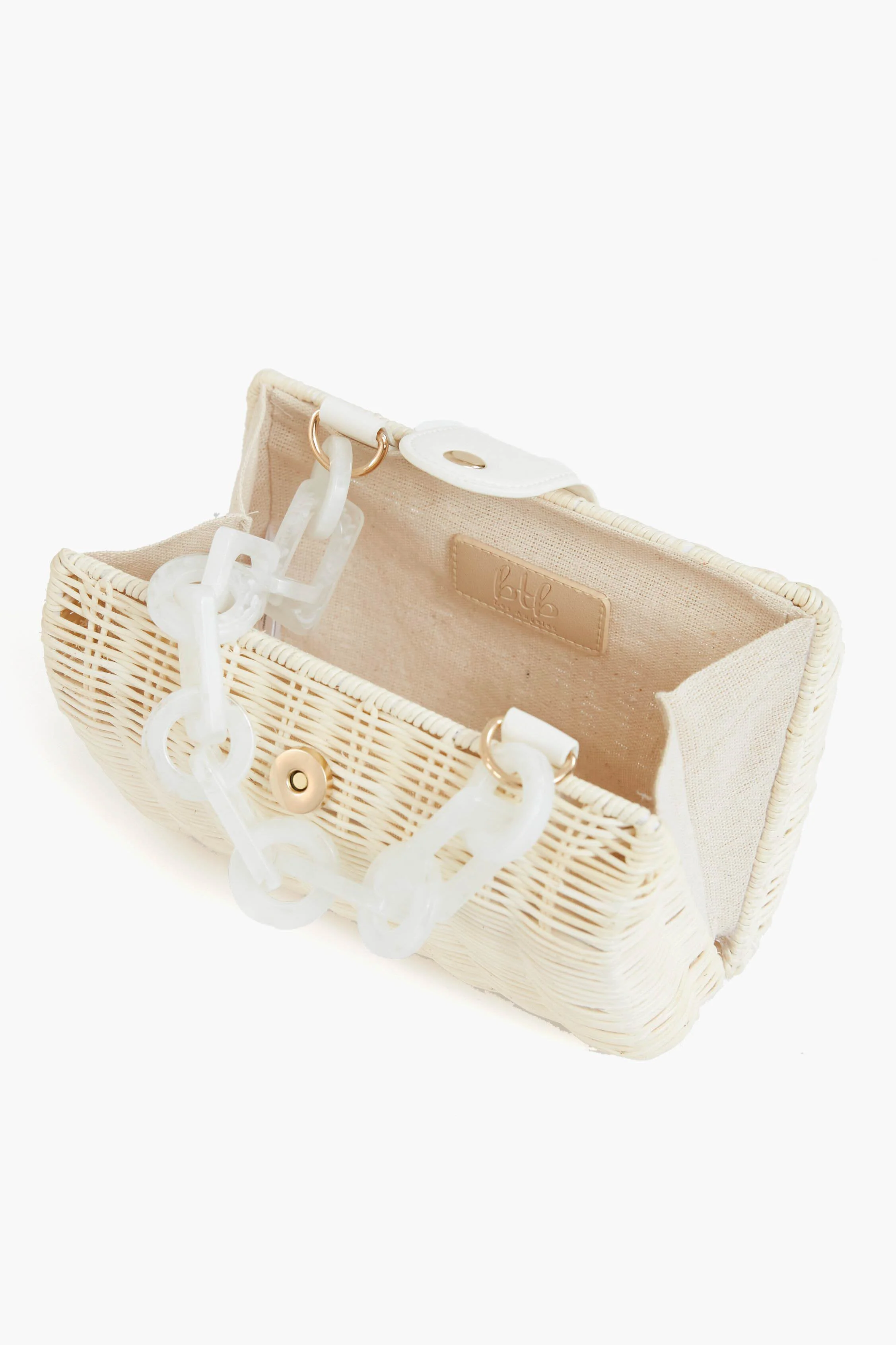 Cream Page Clutch - Image 4