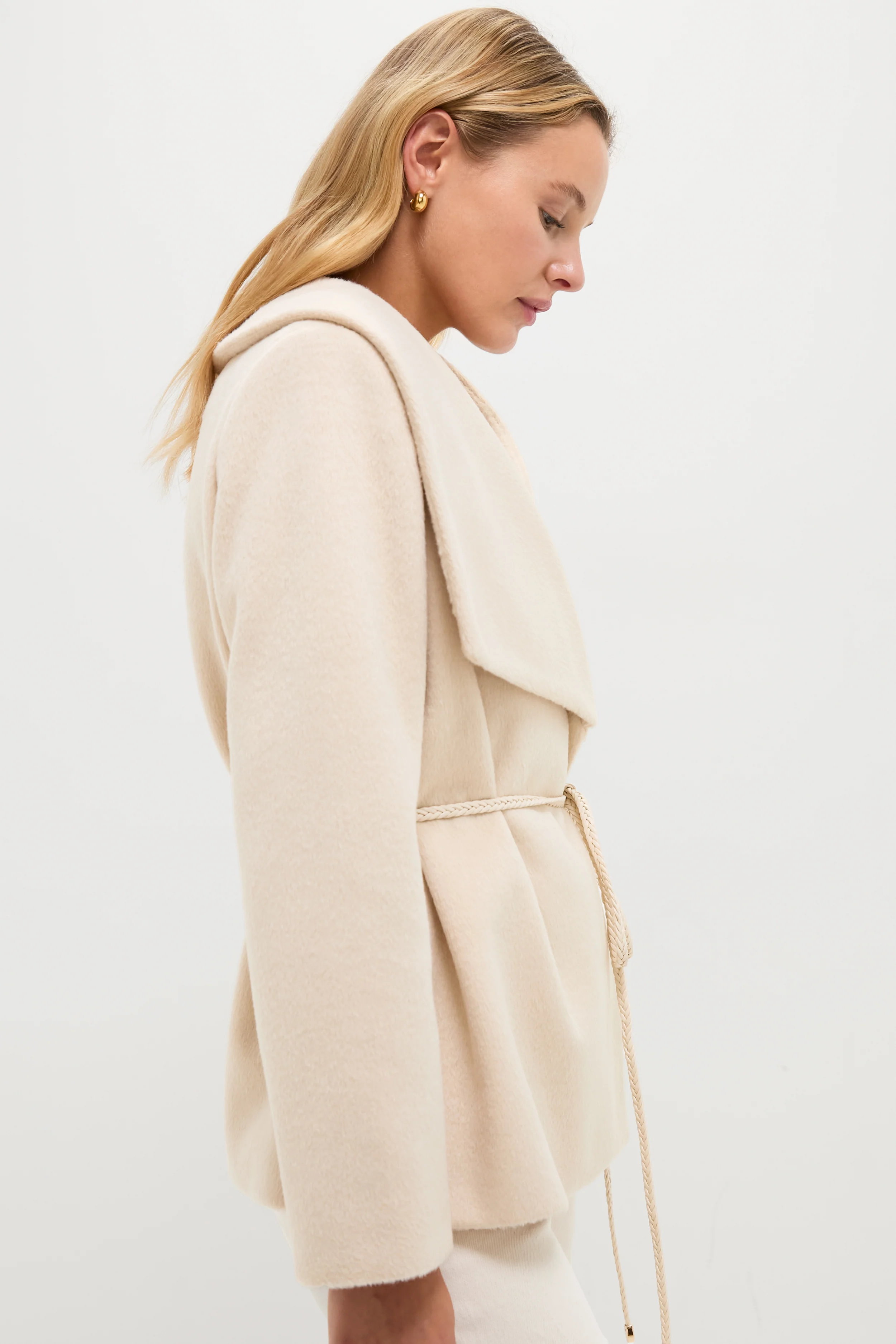 Cream Providence Wrap Jacket - Image 3