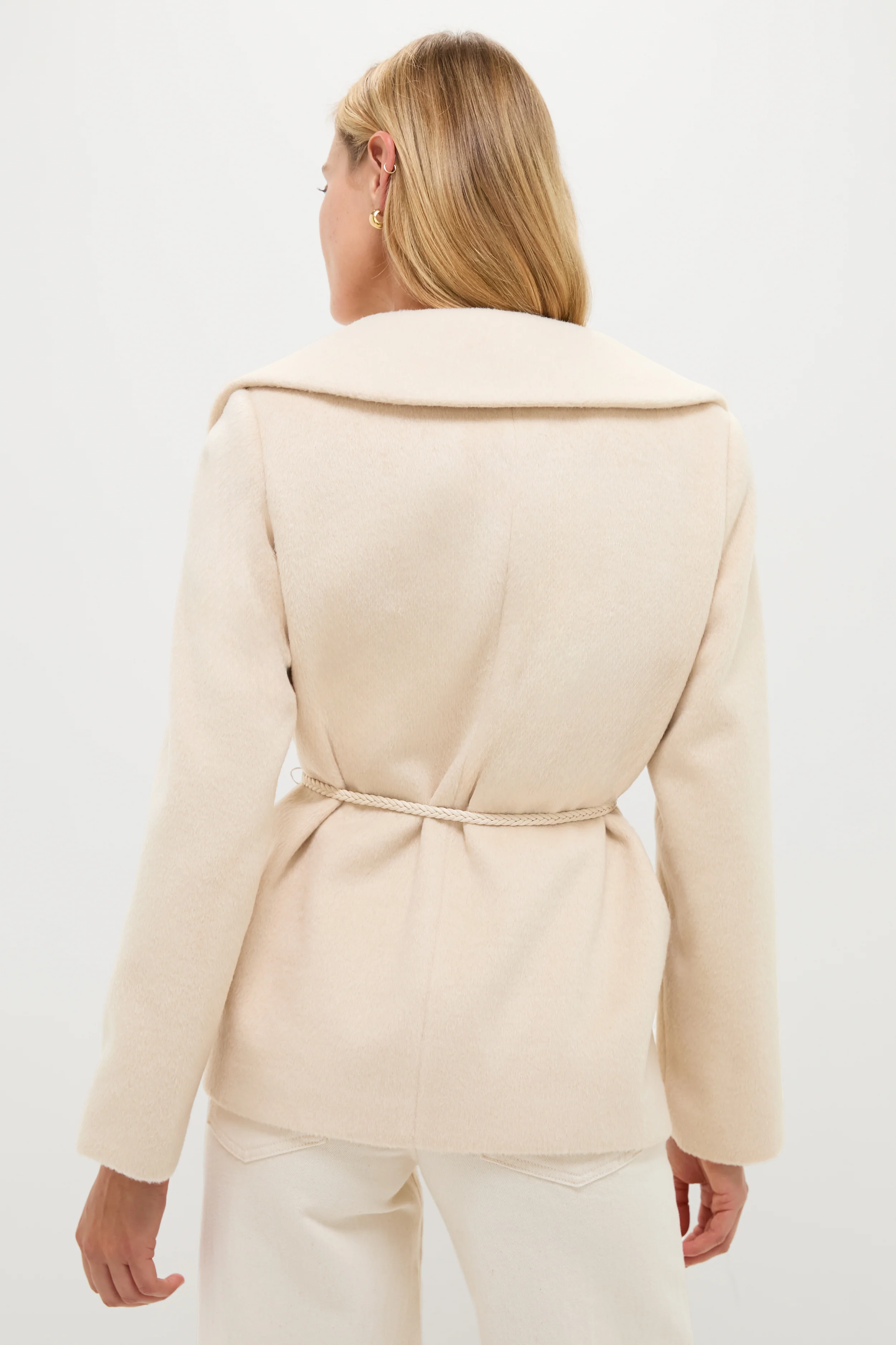 Cream Providence Wrap Jacket - Image 4