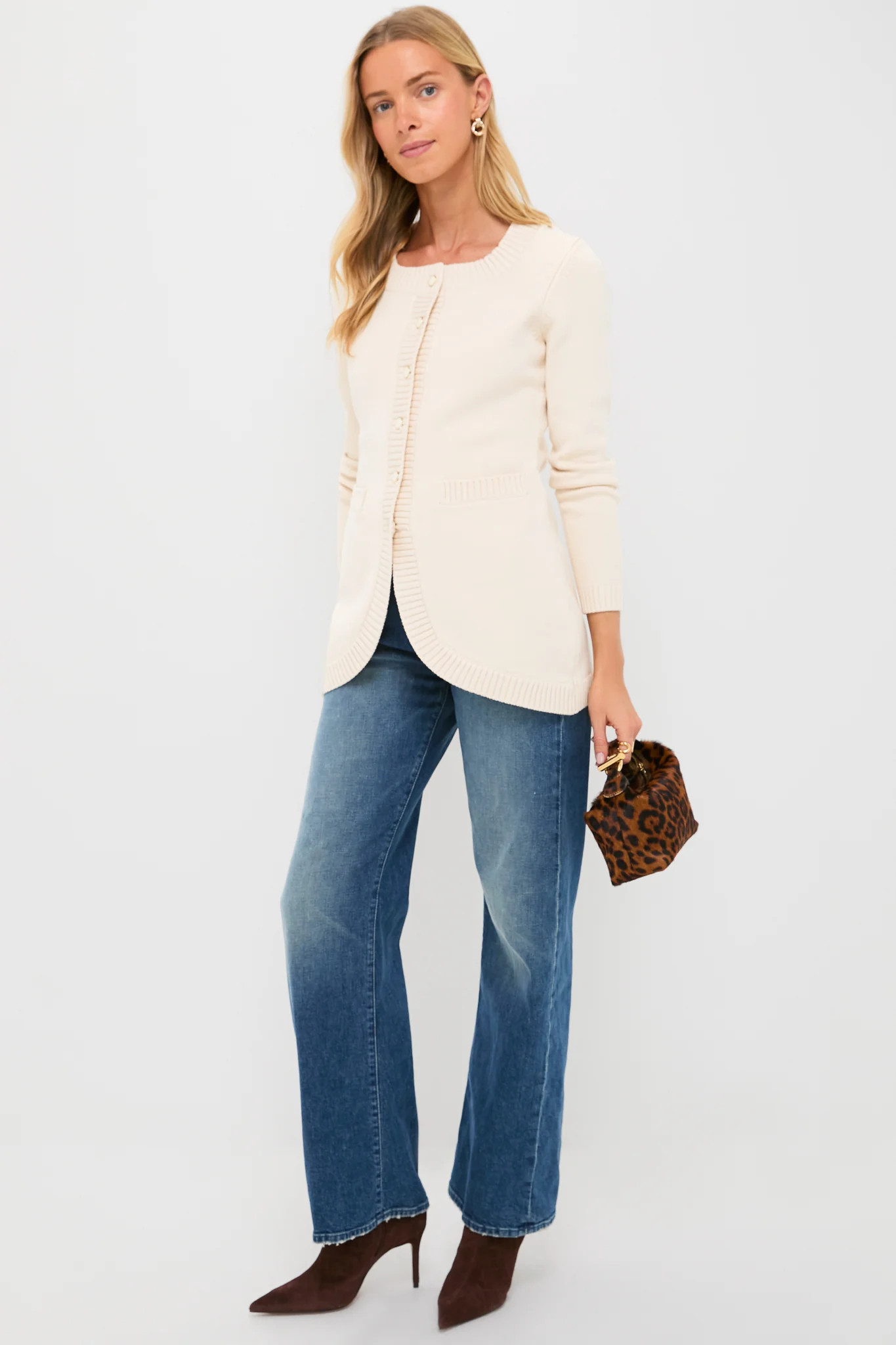 Cream Sabrina Cardigan - Image 2