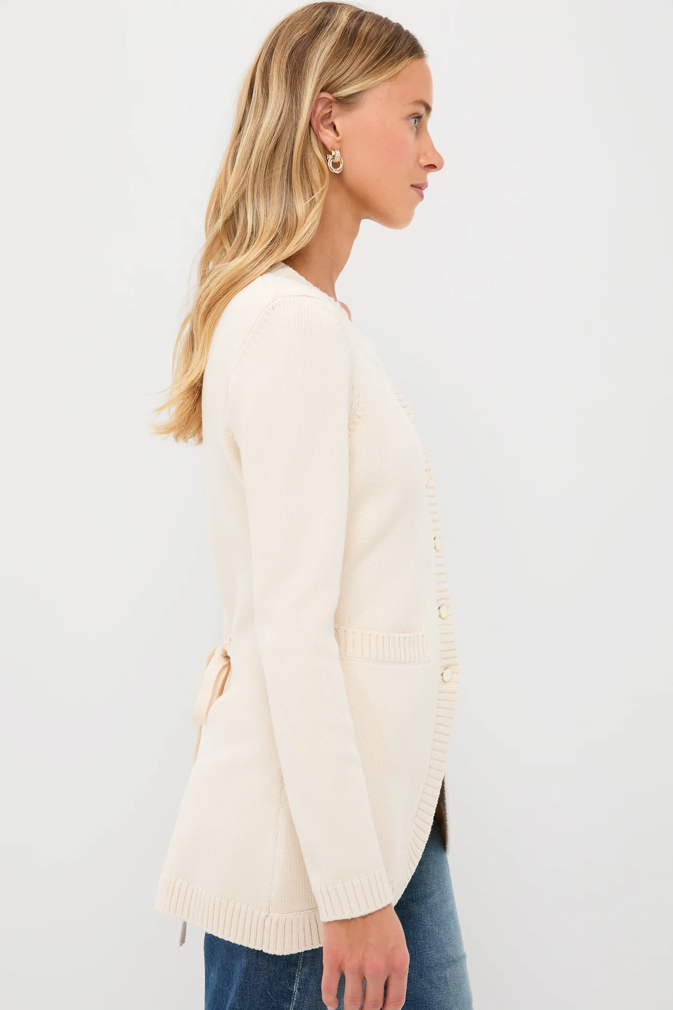Cream Sabrina Cardigan - Image 3