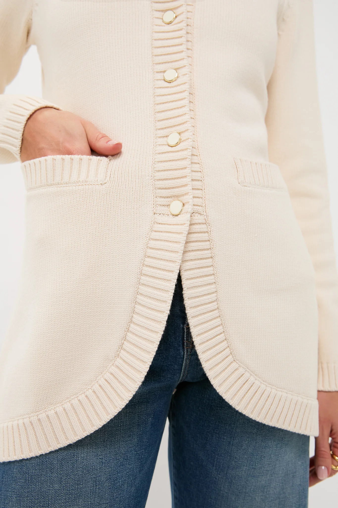 Cream Sabrina Cardigan - Image 5