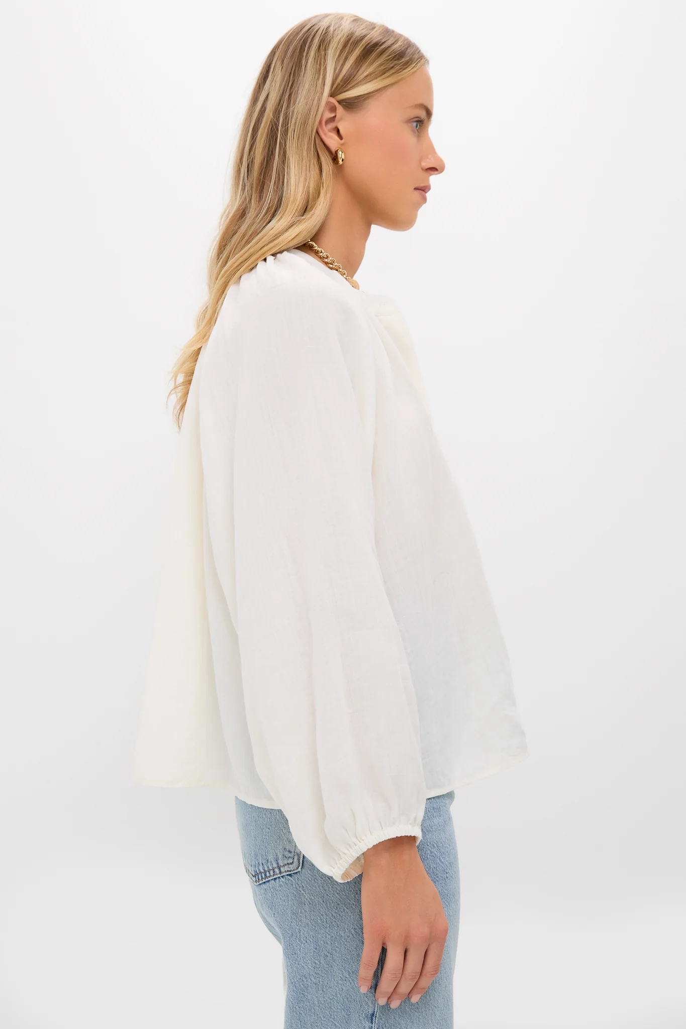 Cream Sawyer Blouse - Image 3