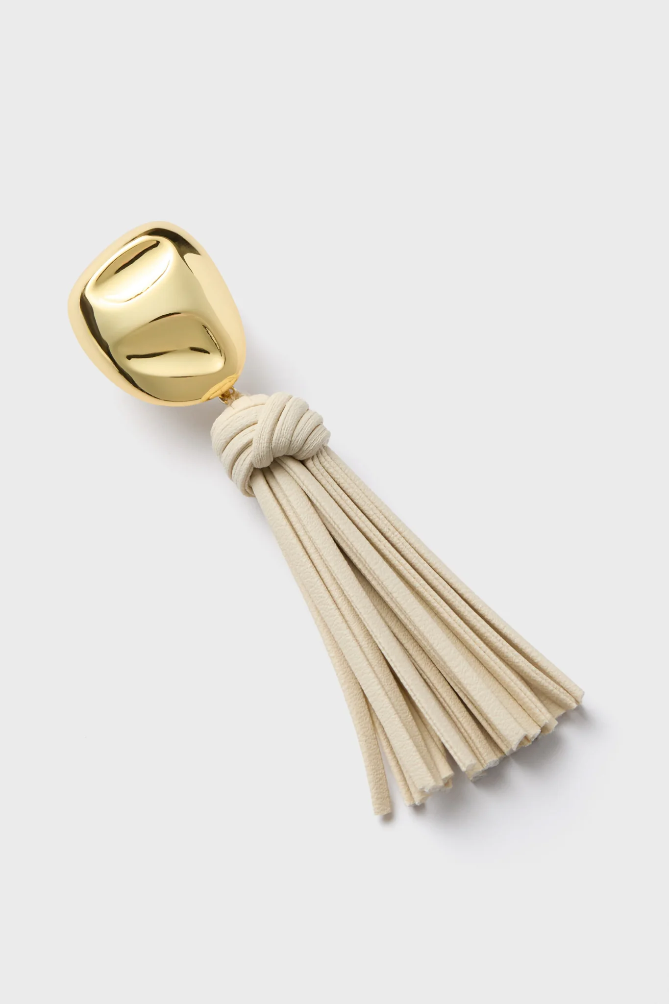 Cream Tassel Athena Earrings - Image 5