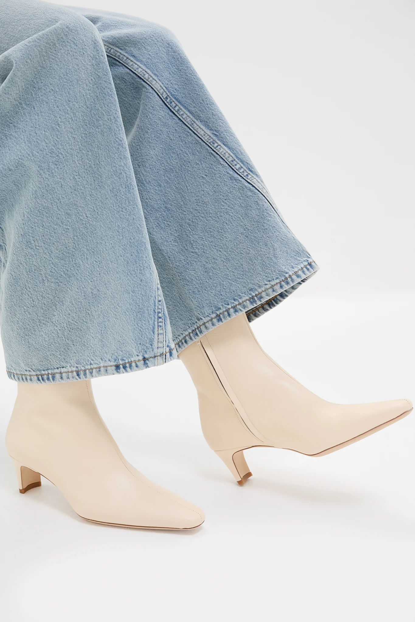 Cream Wally Ankle Boot - Image 2
