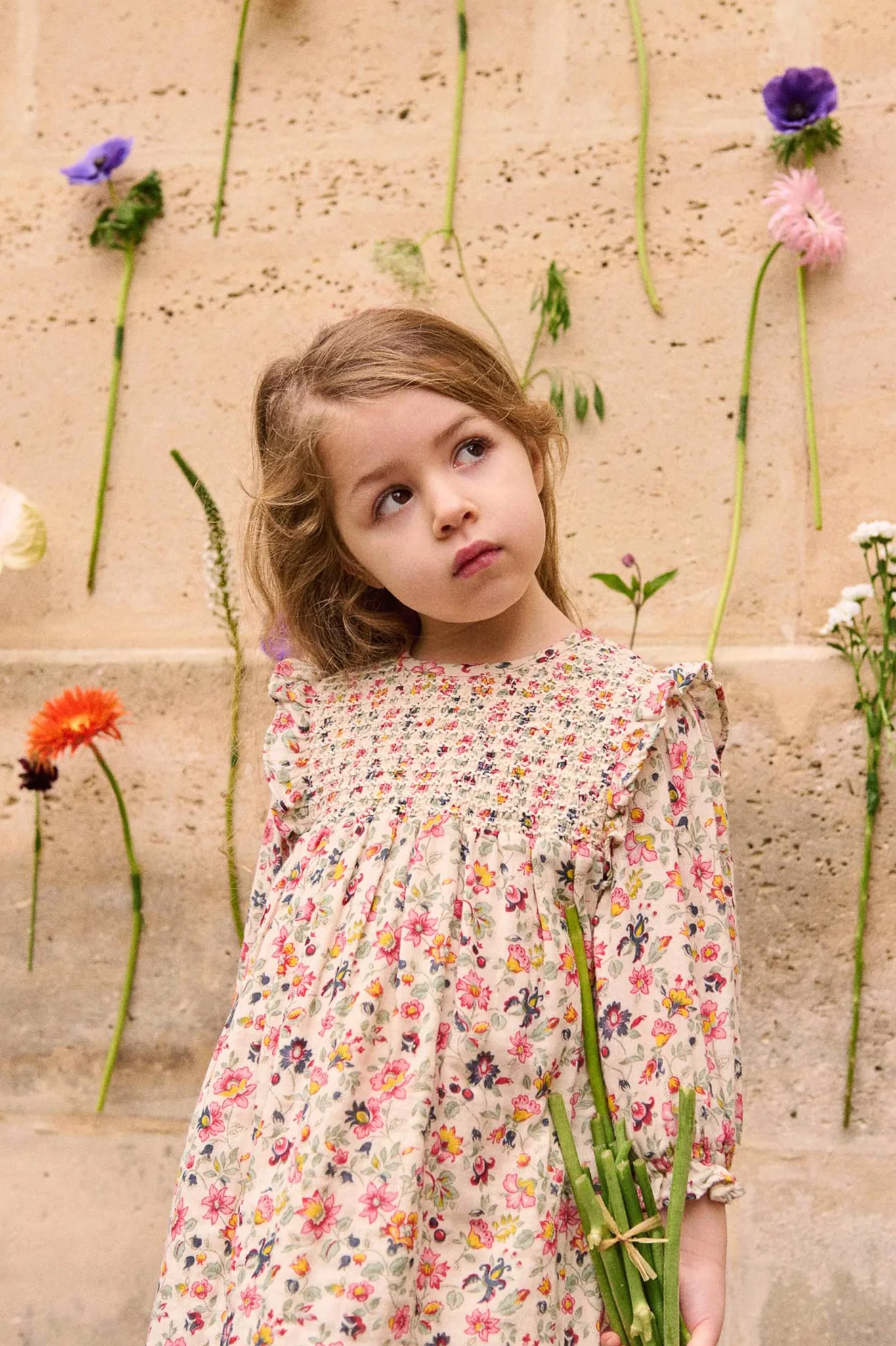 Cream Wild Flowers Saralou Dress - Image 2