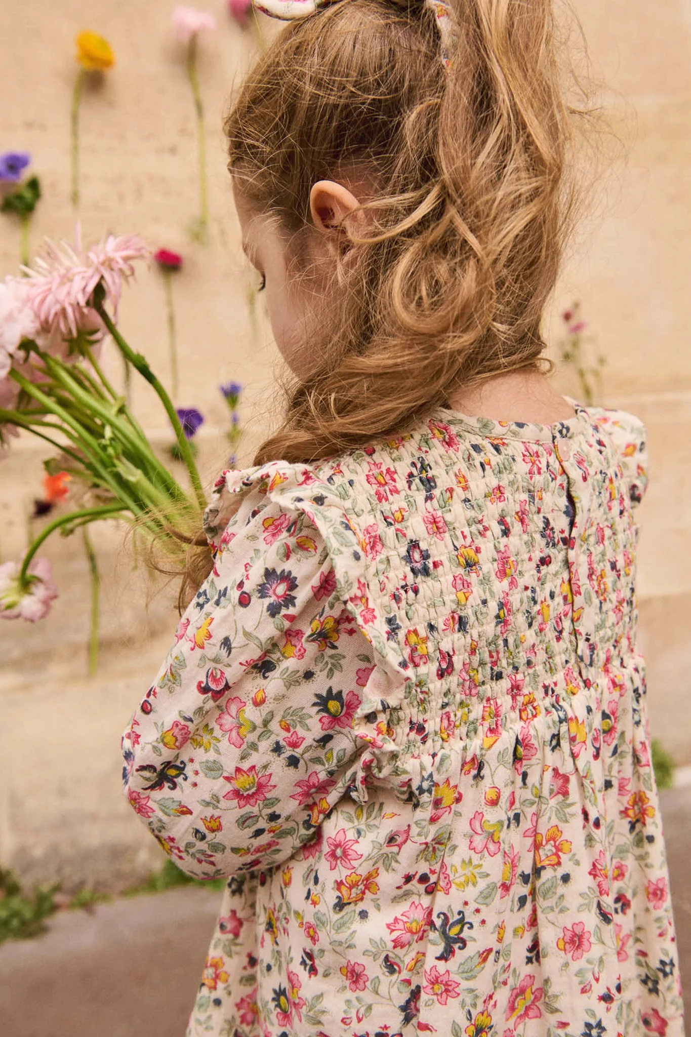 Cream Wild Flowers Saralou Dress - Image 3