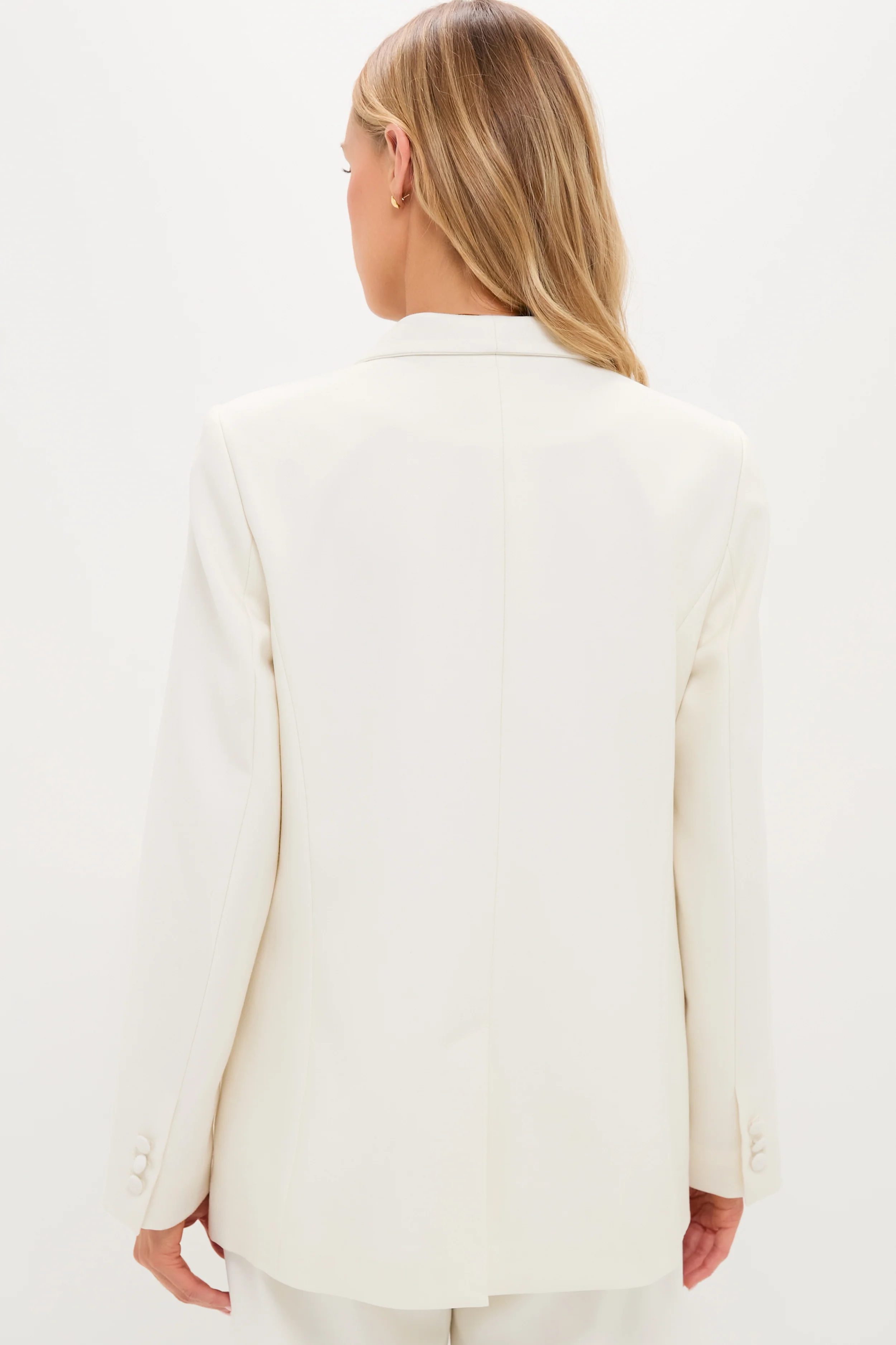 Cream Wool Warner Blazer - Image 4