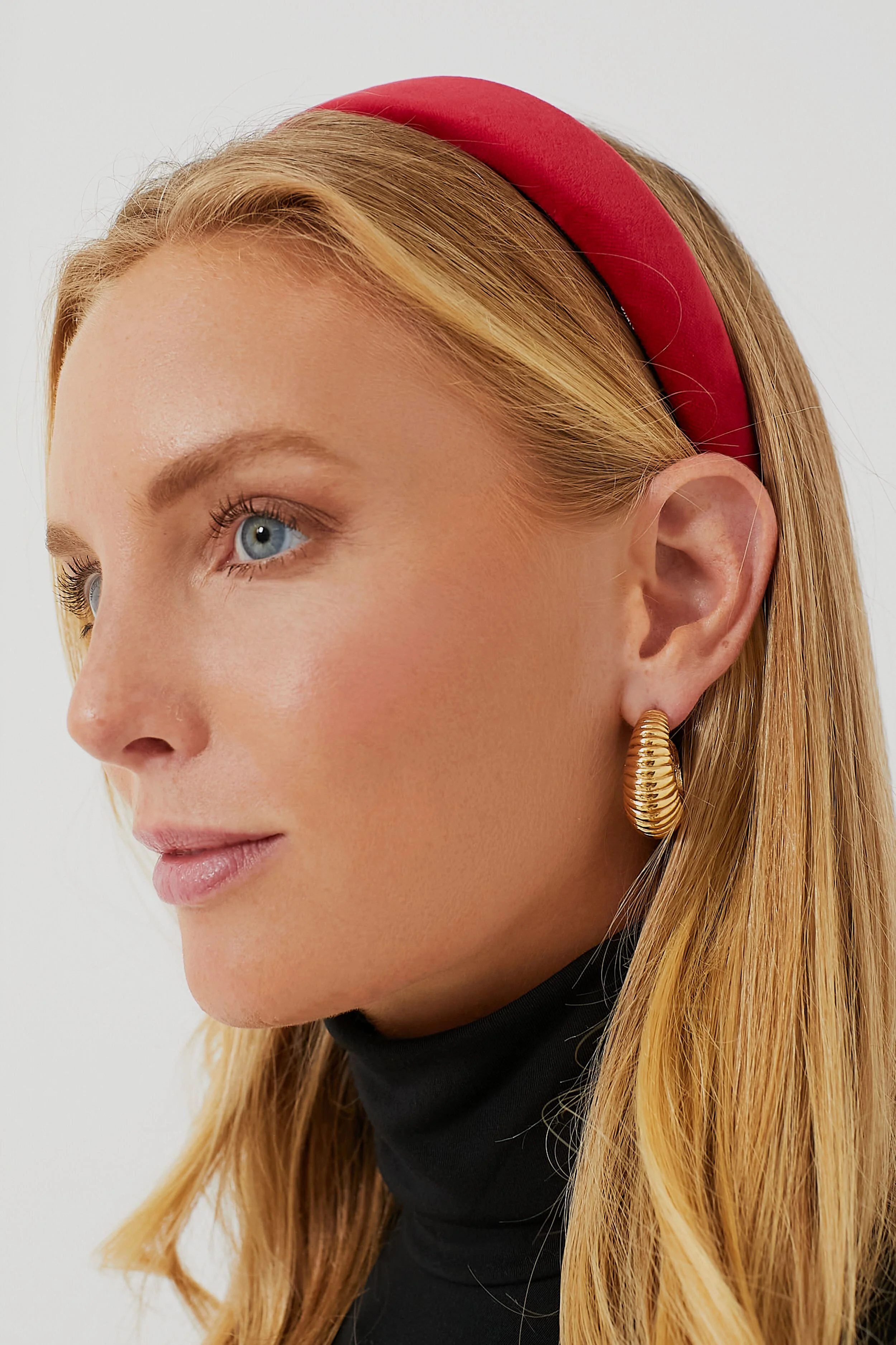 Crimson Velvet Alice Headband - Image 2