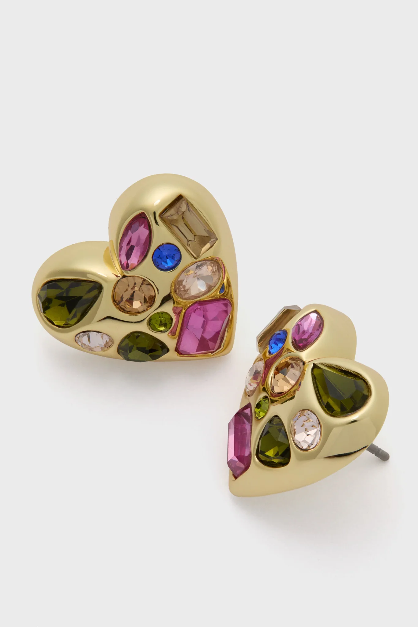 Crystal Heart Zoe Studs - Image 5