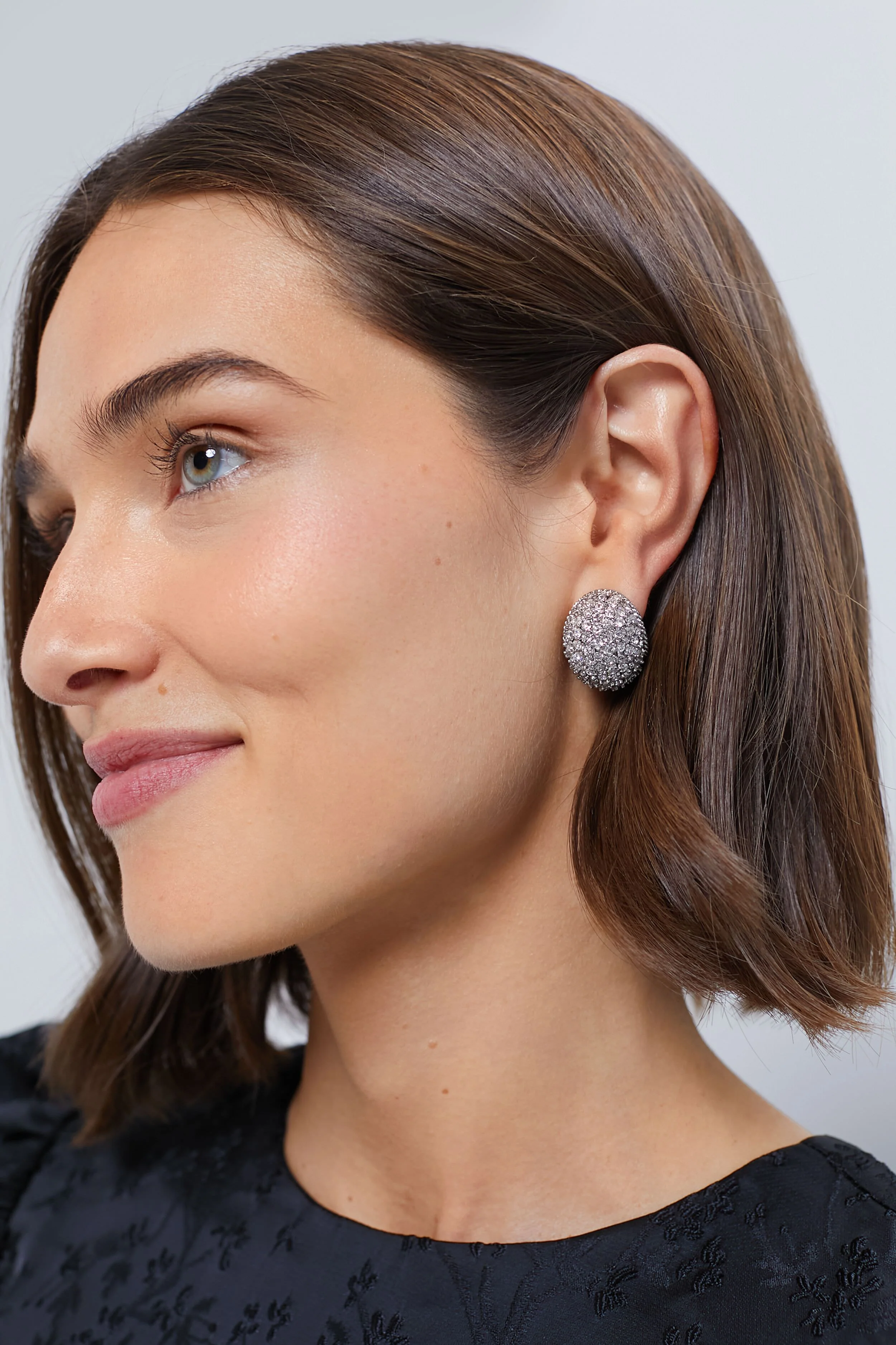 Crystal Tinsel Earrings - Image 2