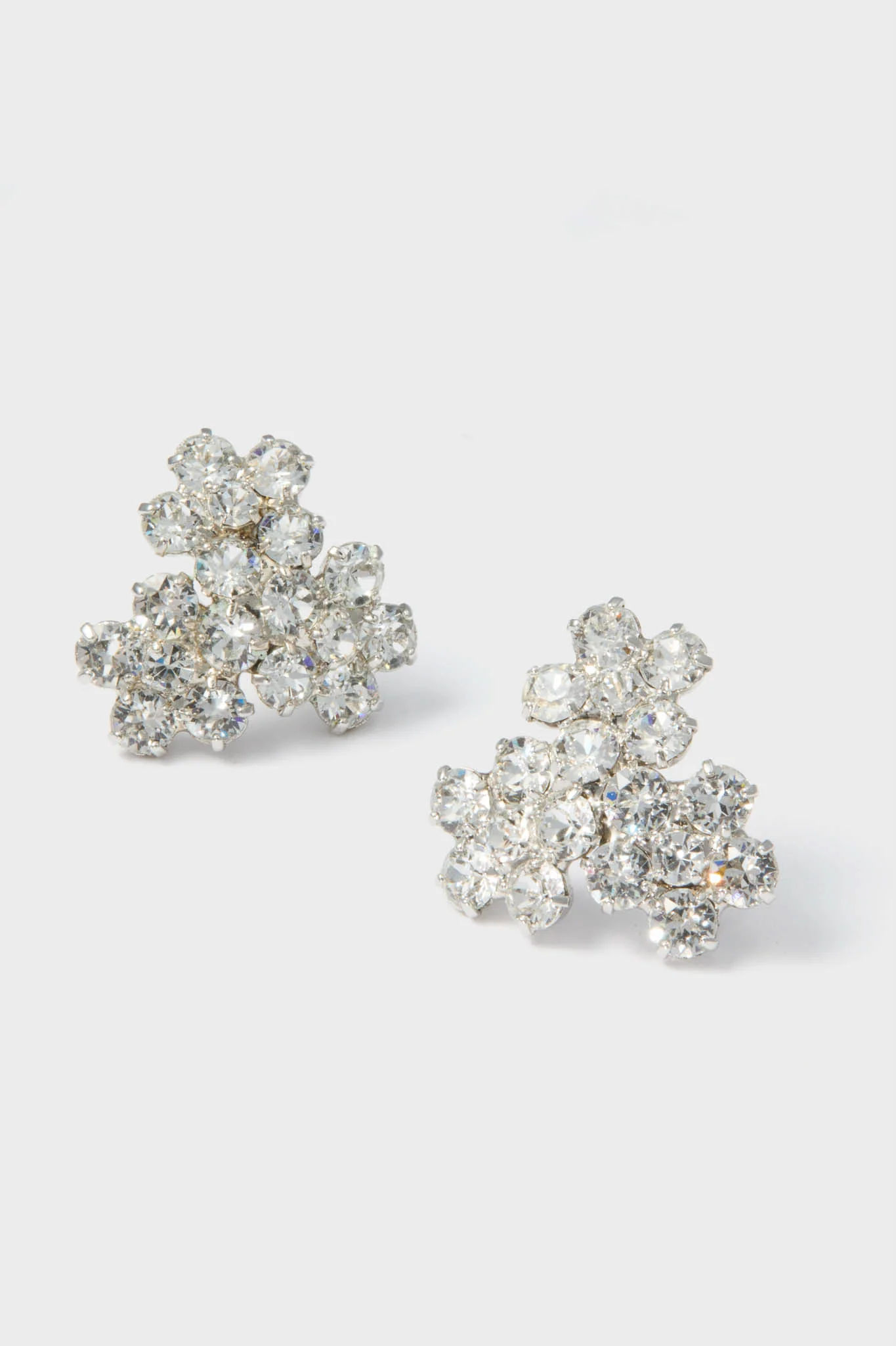 Crystal Violet Stud Earrings - Image 3