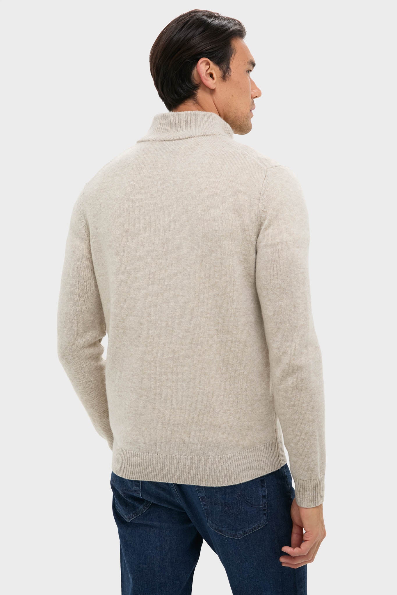 Oat Cashmere Wool Button-Up - Image 4