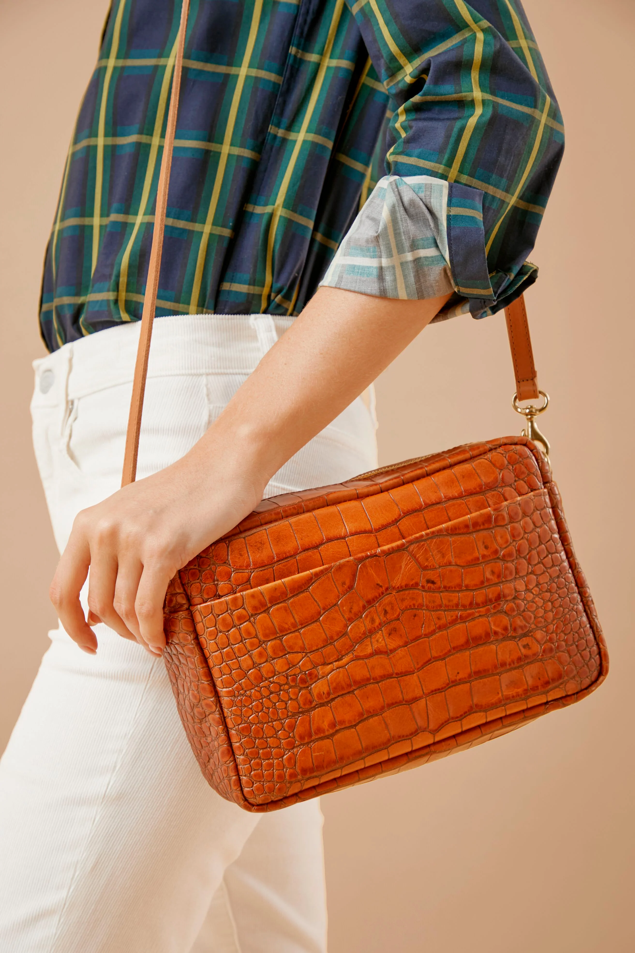 Cuoio Autumn Croco Marisol Bag - Image 2