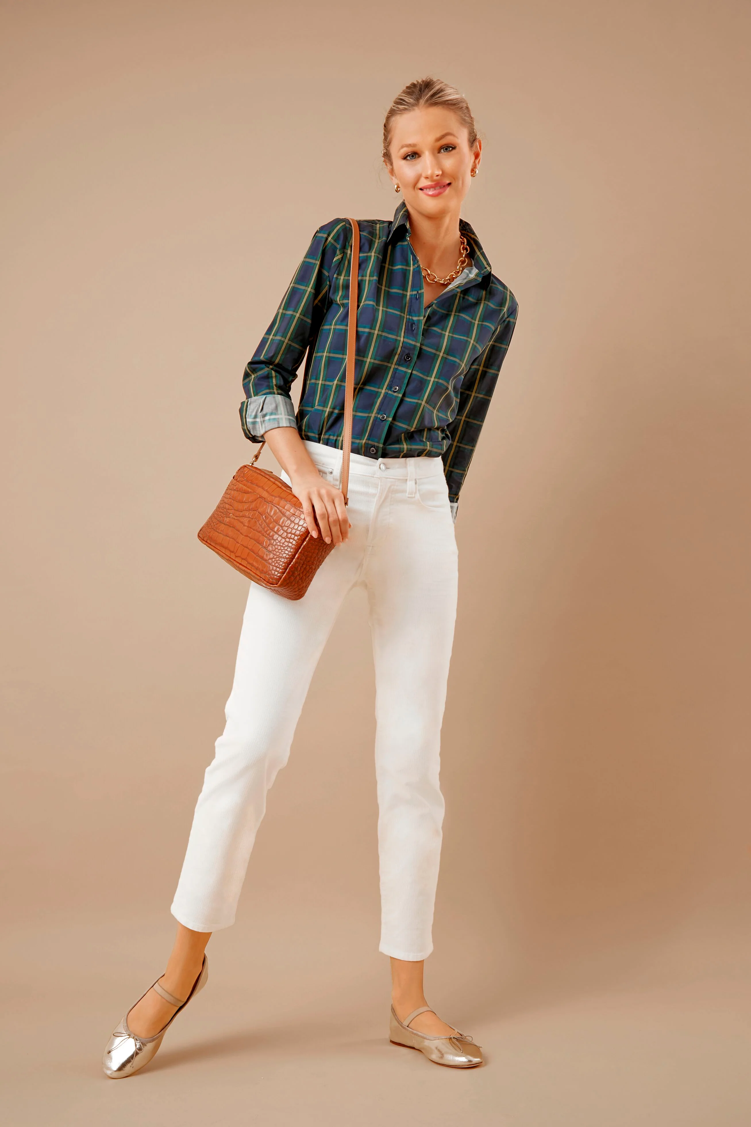 Cuoio Autumn Croco Marisol Bag - Image 3