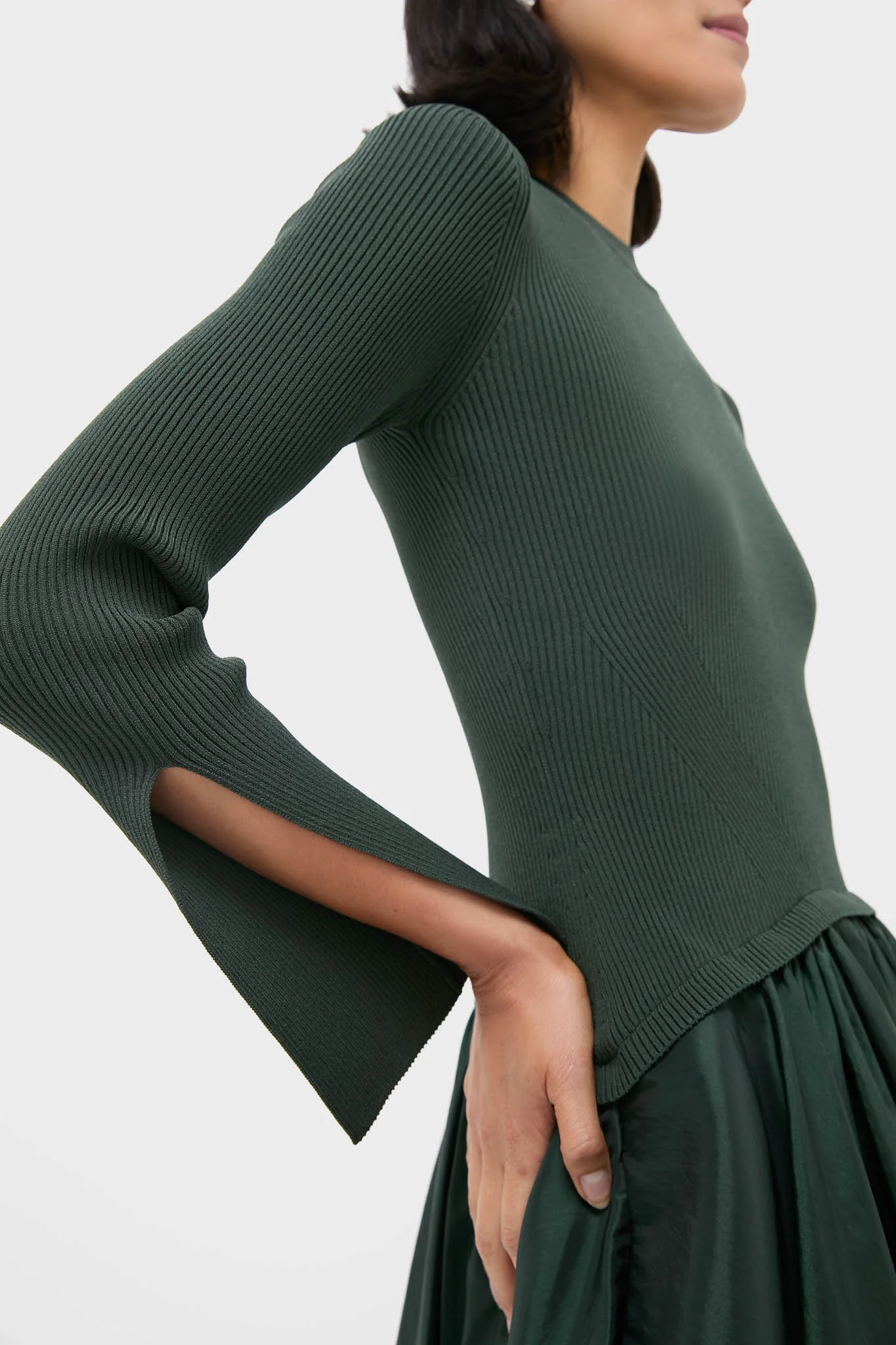 Cypress Kenlie Long Sleeve Mock Neck Midi Dress - Image 5