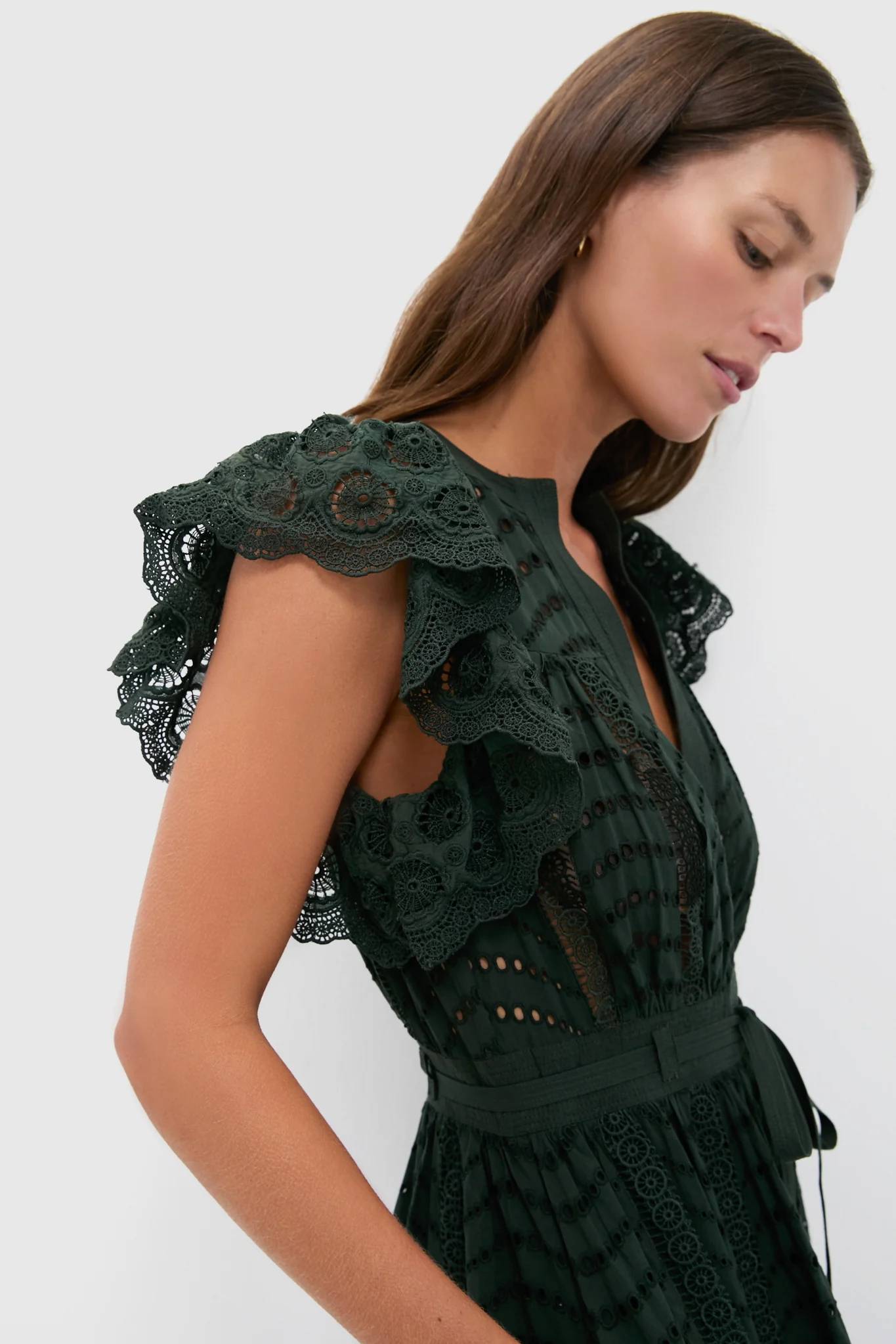 Cypress Olga Flutter Sleeve Midi Dress - Image 5