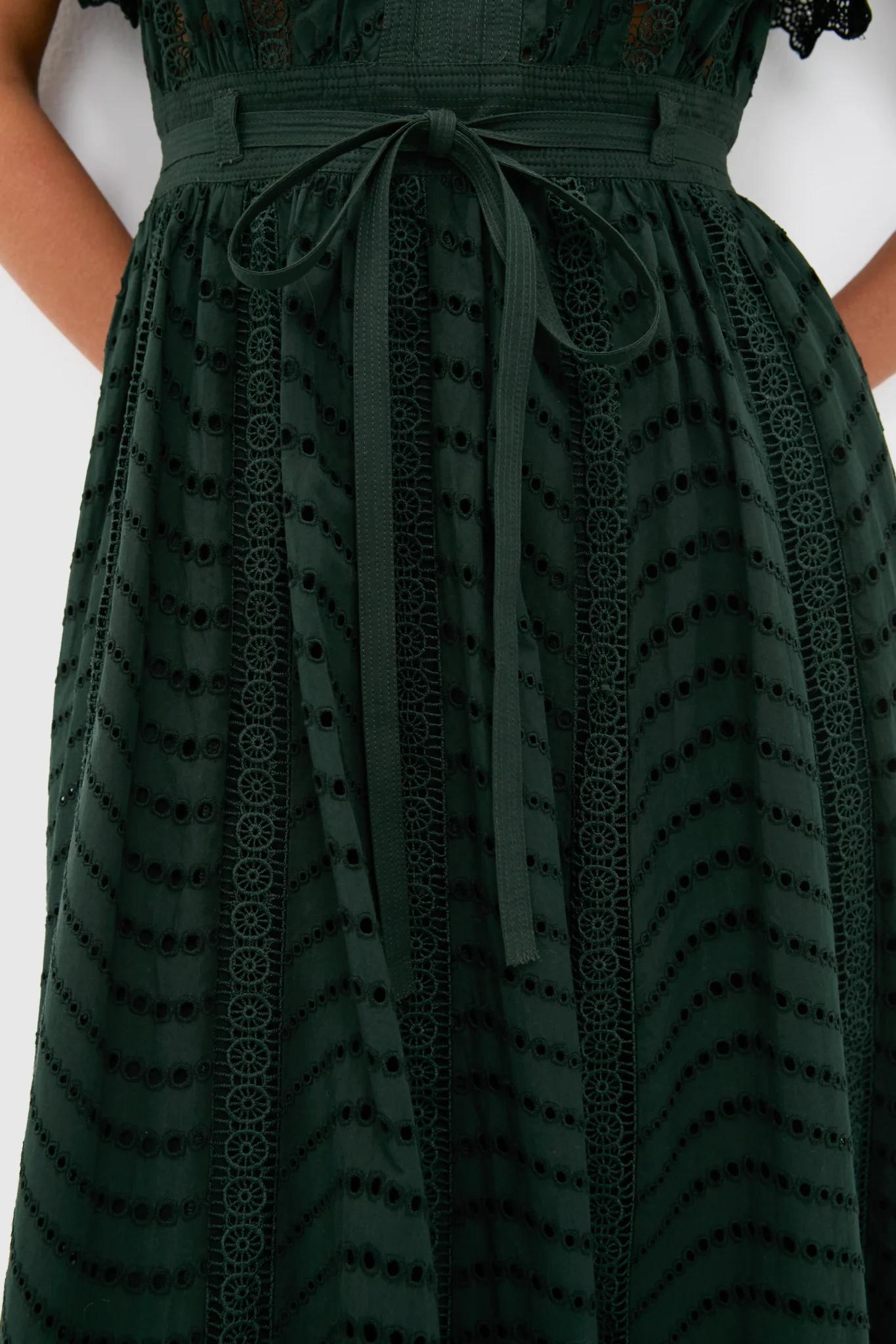 Cypress Olga Flutter Sleeve Midi Dress - Image 6