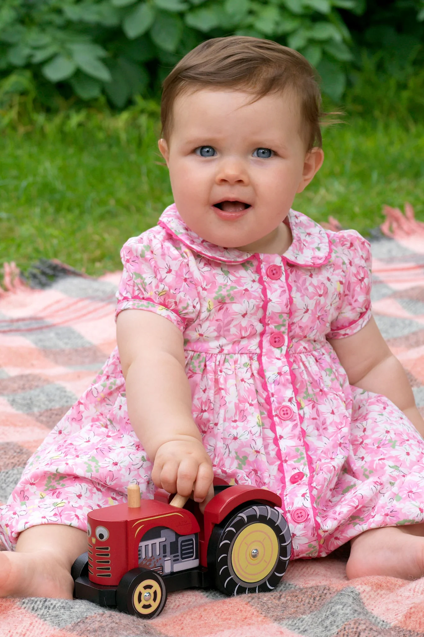 Daisy Button-Front Dress & Bloomers - Image 2