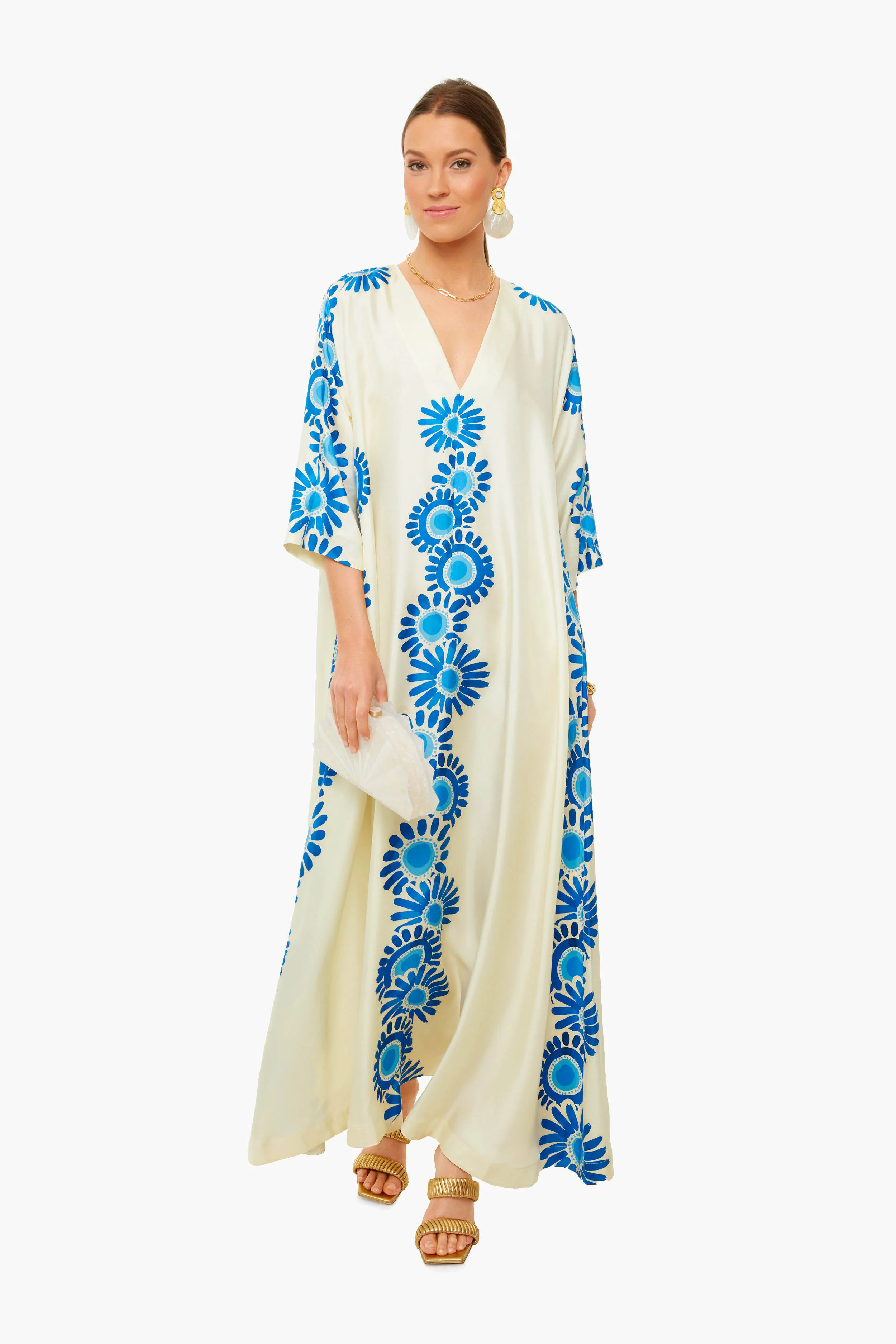 Daisy Placee Azzurro Muumuu Dress - Image 2