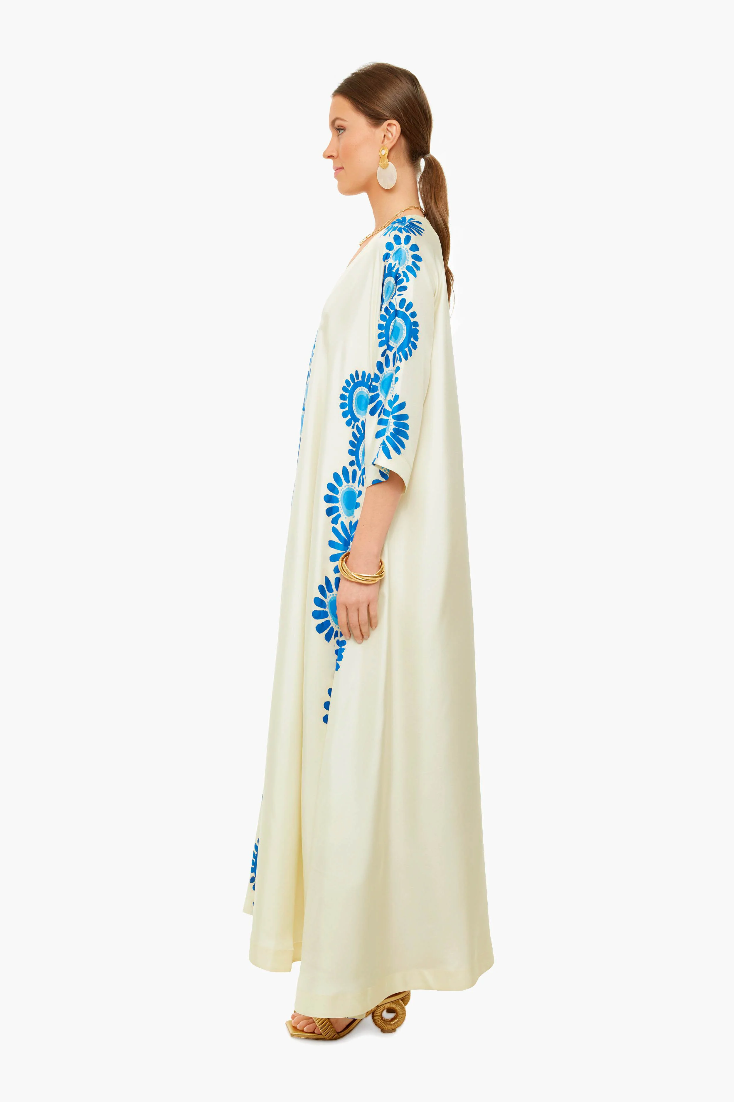 Daisy Placee Azzurro Muumuu Dress - Image 3