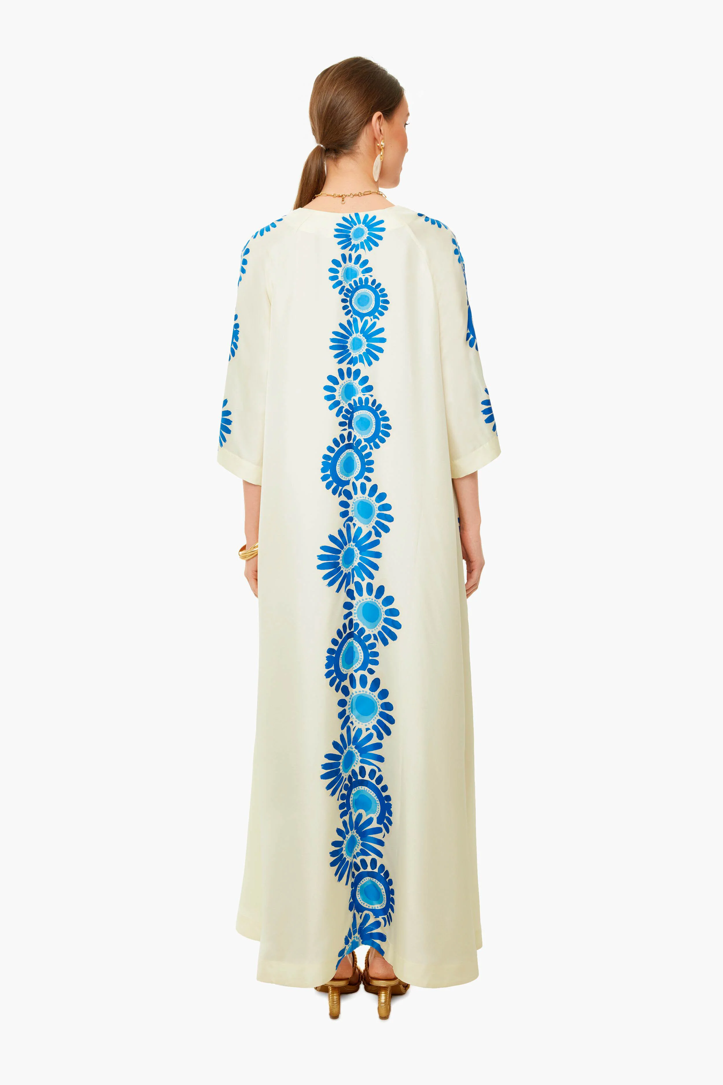 Daisy Placee Azzurro Muumuu Dress - Image 4