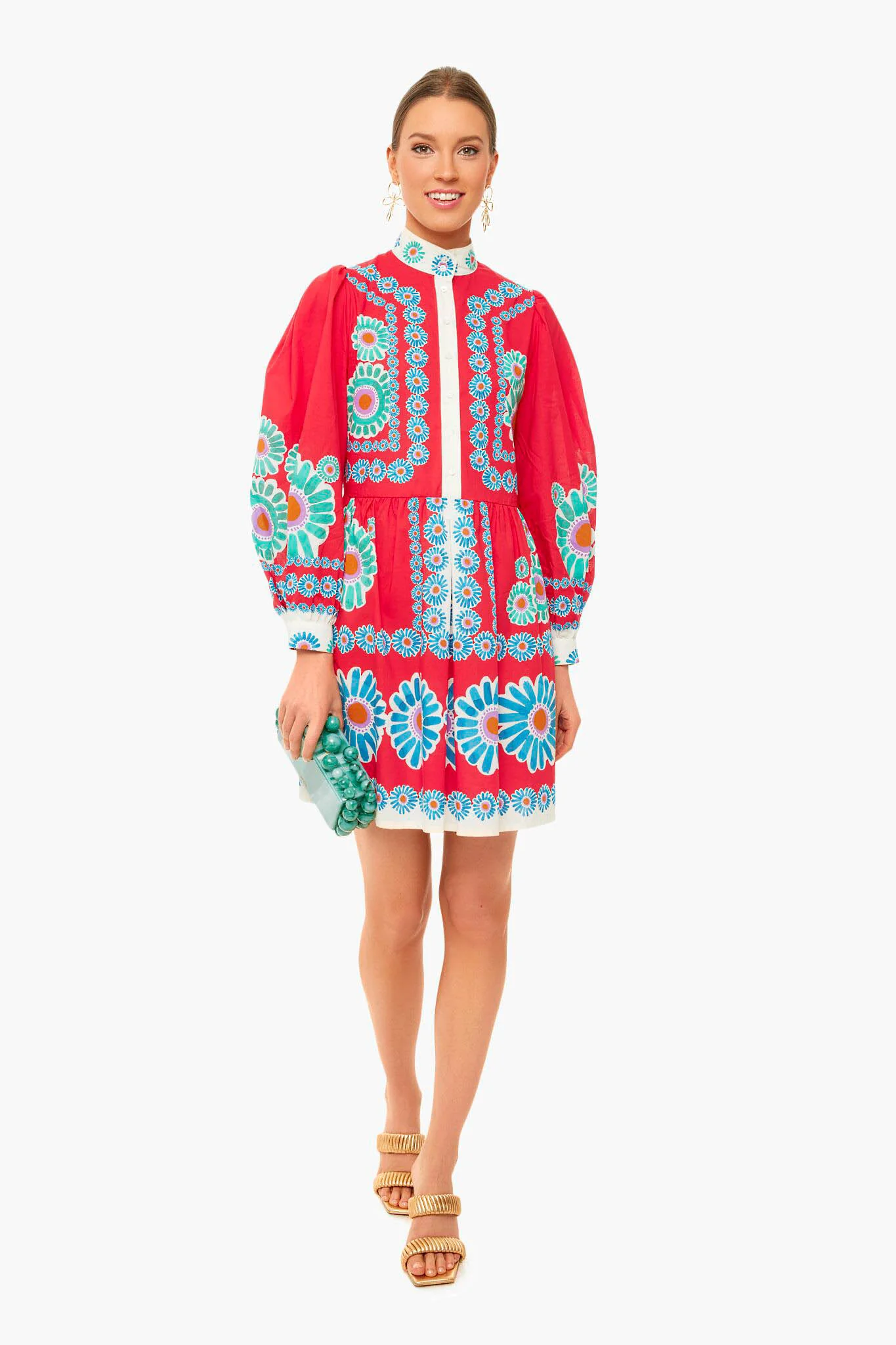 Daisy Placee Red Shorty Dress - Image 2