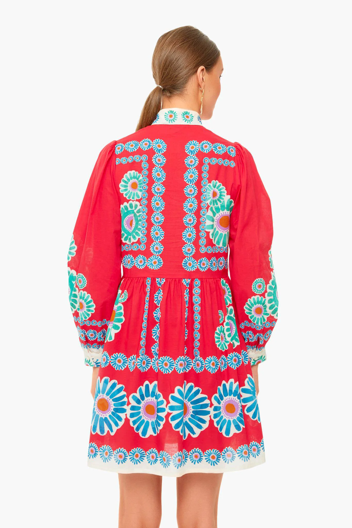 Daisy Placee Red Shorty Dress - Image 4