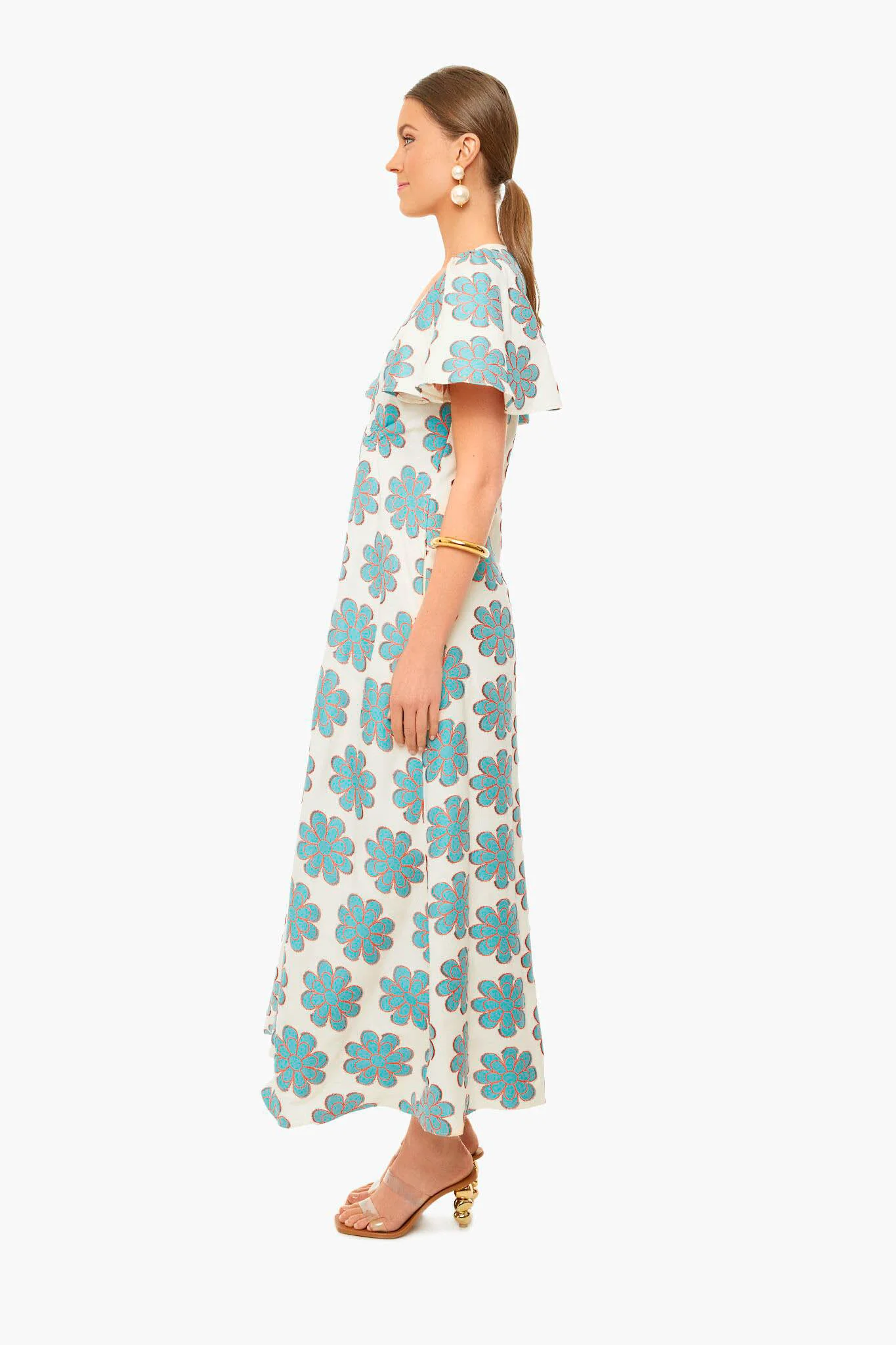 Daisy Turquoise Proper Dress - Image 3