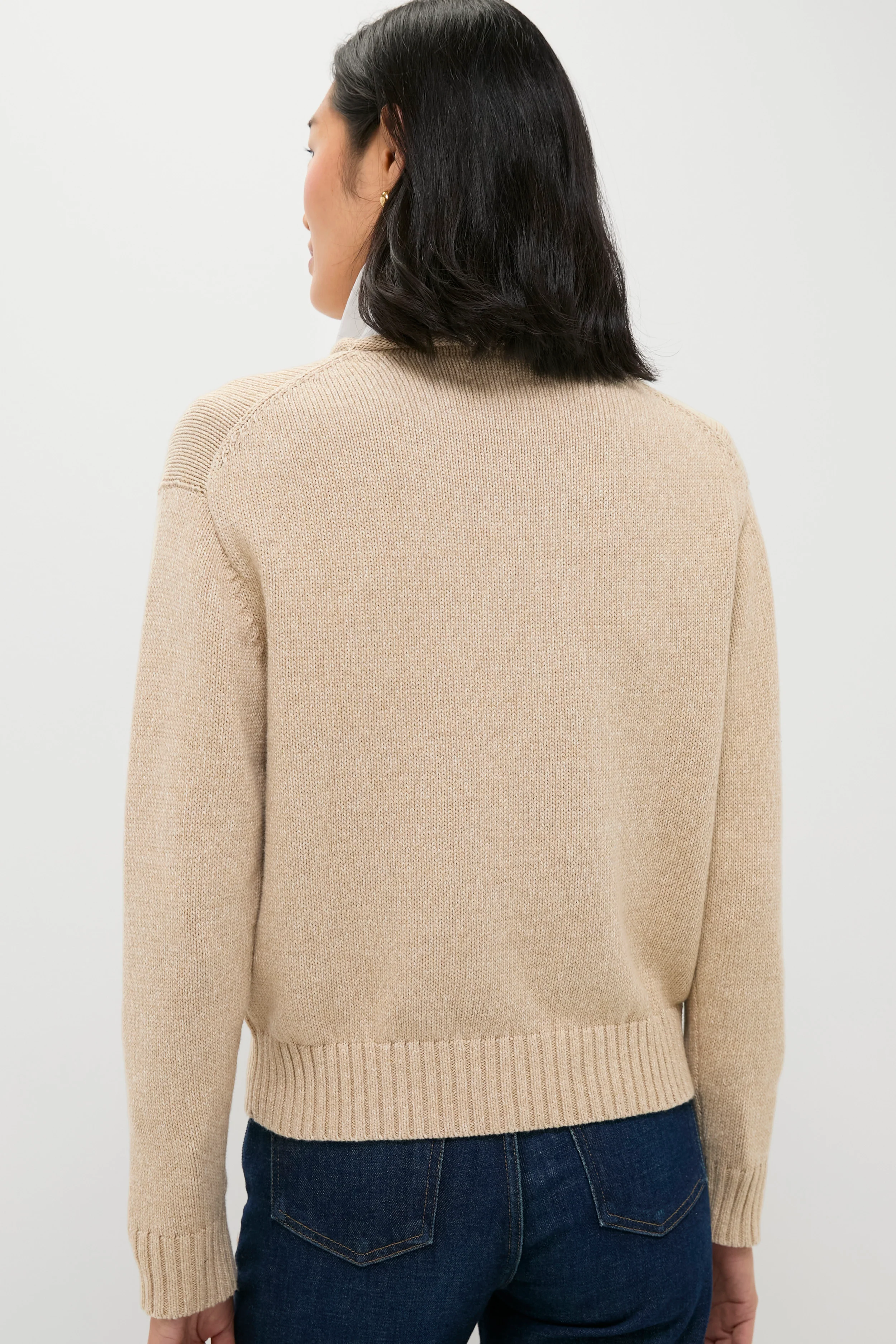 Dark Almond Marl Polo Bear Crewneck Sweater - Image 4